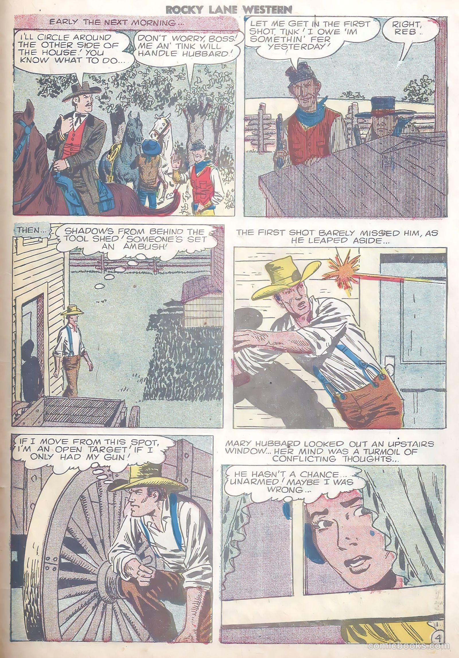 Rocky Lane Western #80 (1958) — page 31 of 36