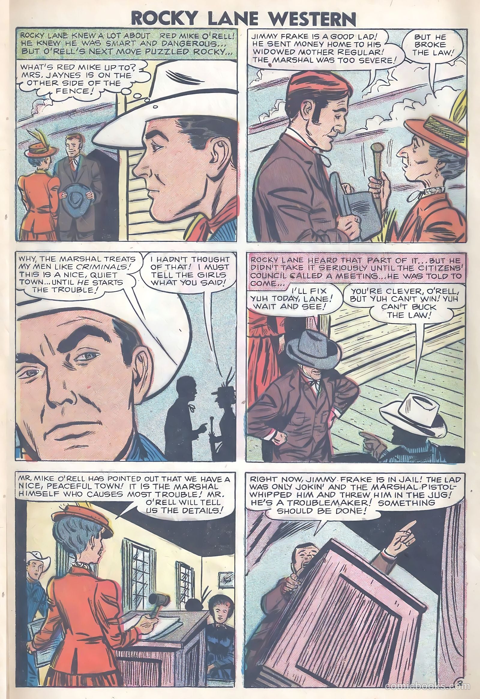 Rocky Lane Western #80 (1958) — page 4 of 36