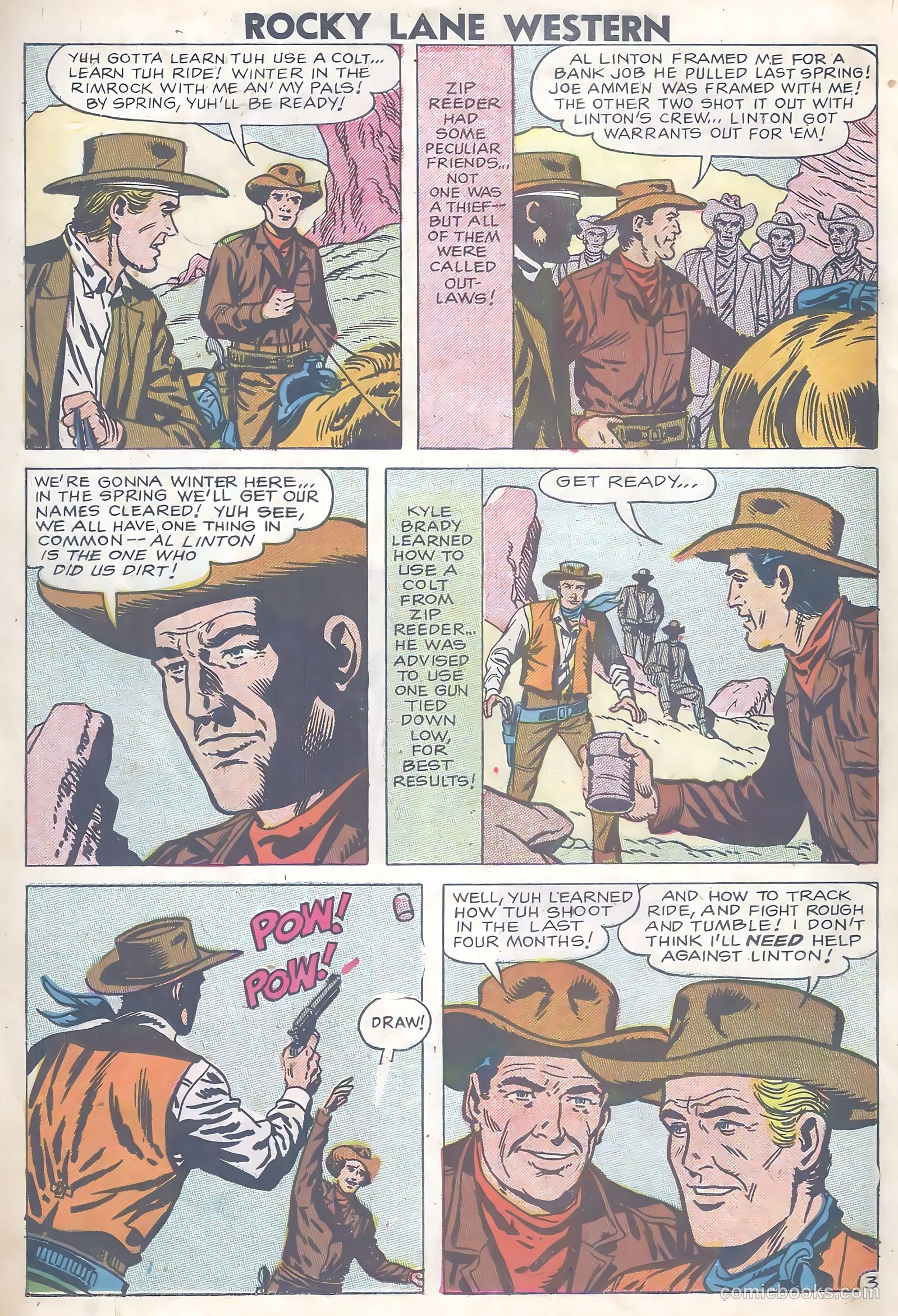 Rocky Lane Western #80 (1958) — page 14 of 36