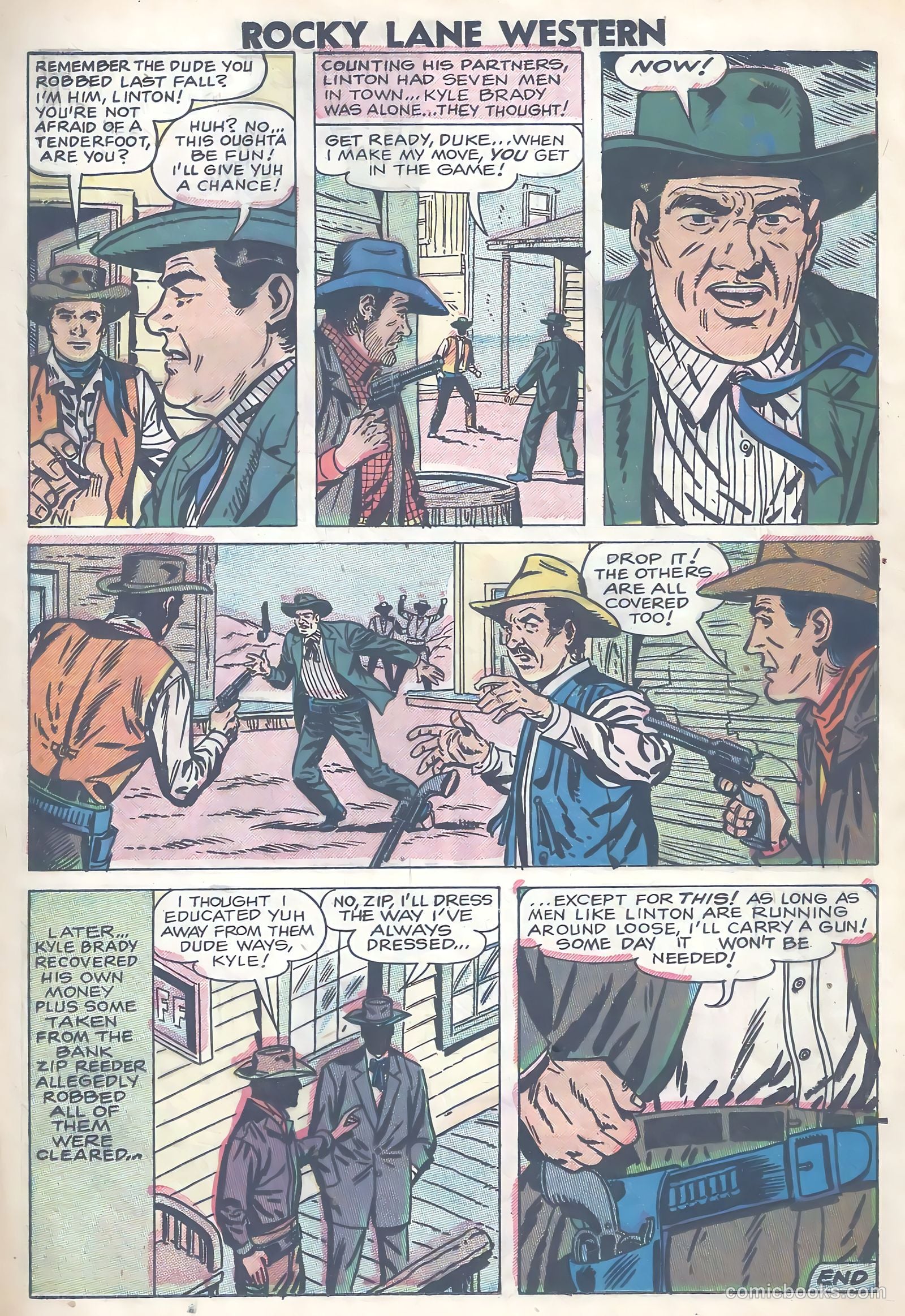 Rocky Lane Western #80 (1958) — page 16 of 36