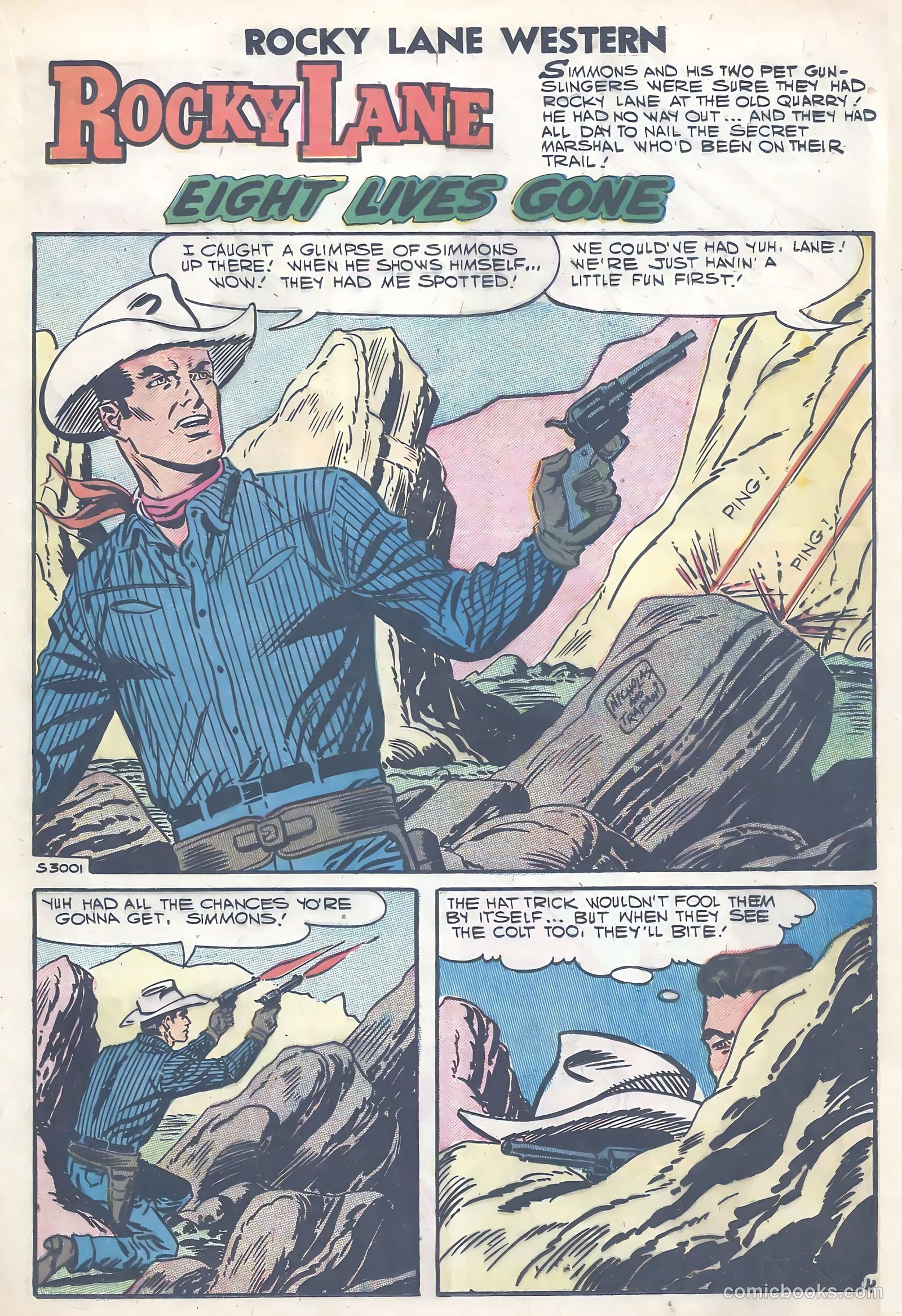 Rocky Lane Western #80 (1958) — page 17 of 36