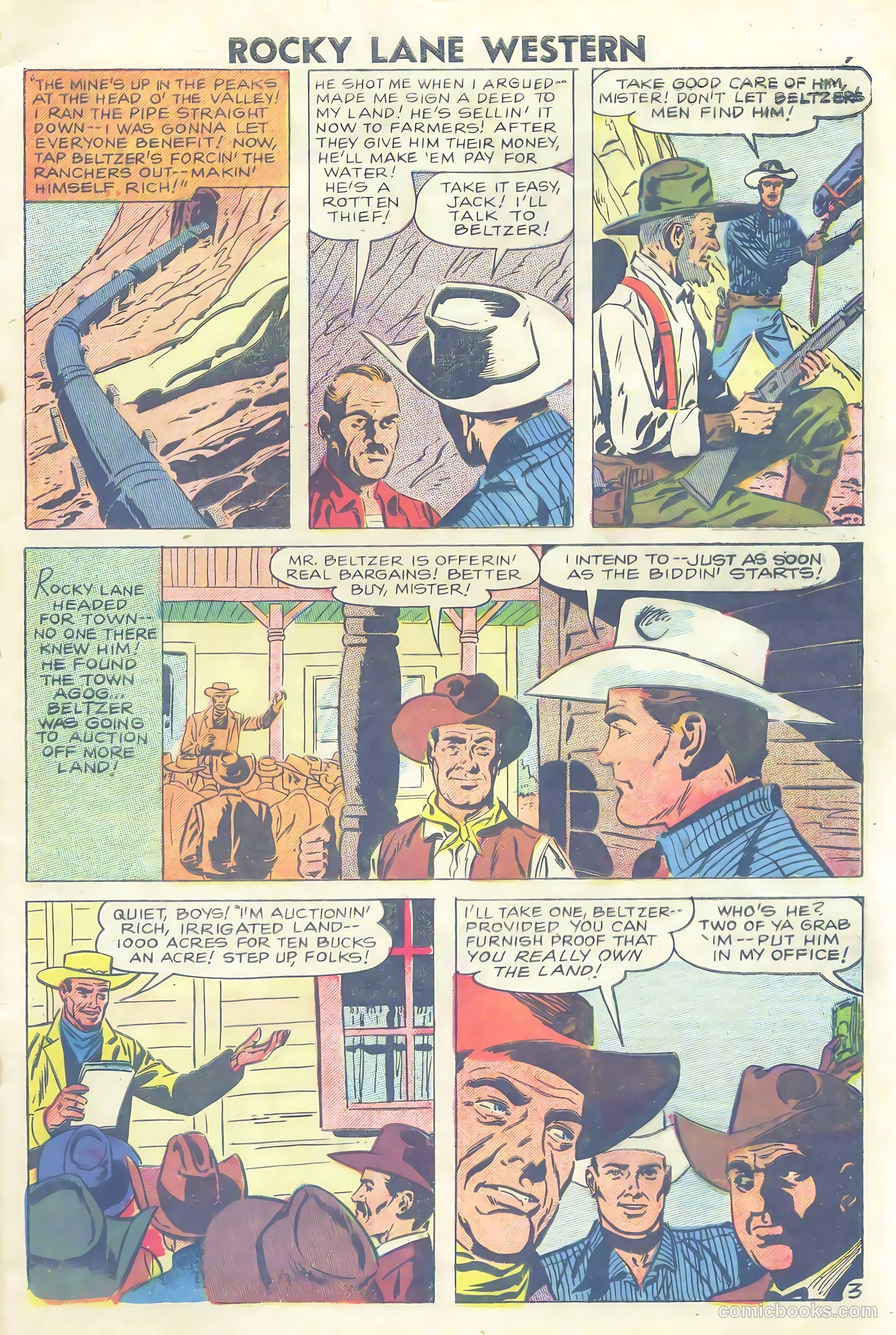 Rocky Lane Western #81 (1958) — page 5 of 36