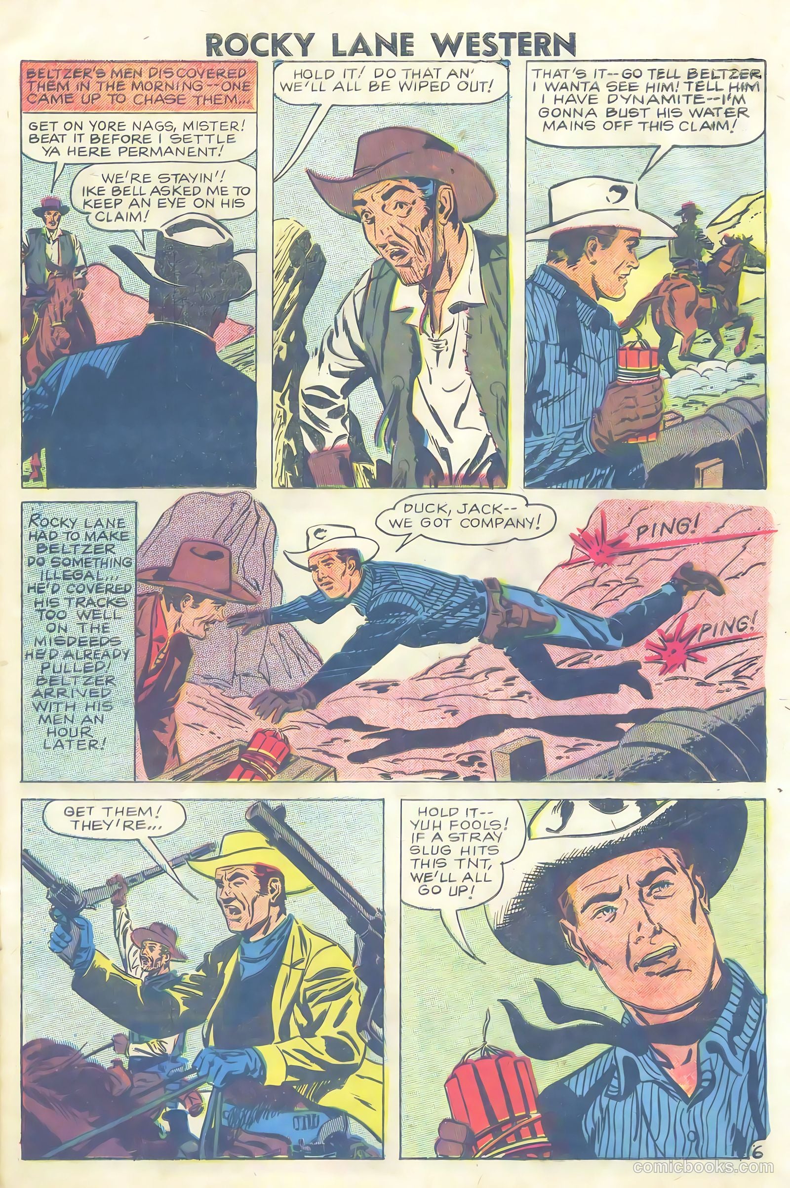 Rocky Lane Western #81 (1958) — page 9 of 36