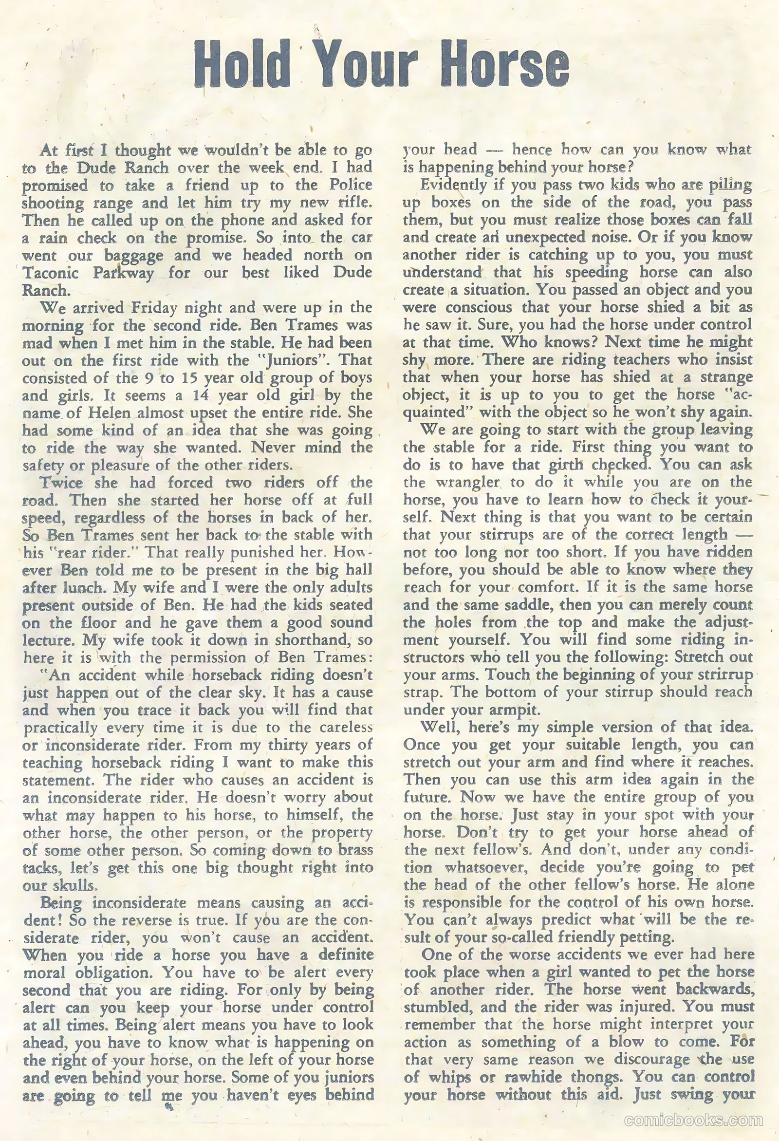 Rocky Lane Western #81 (1958) — page 18 of 36