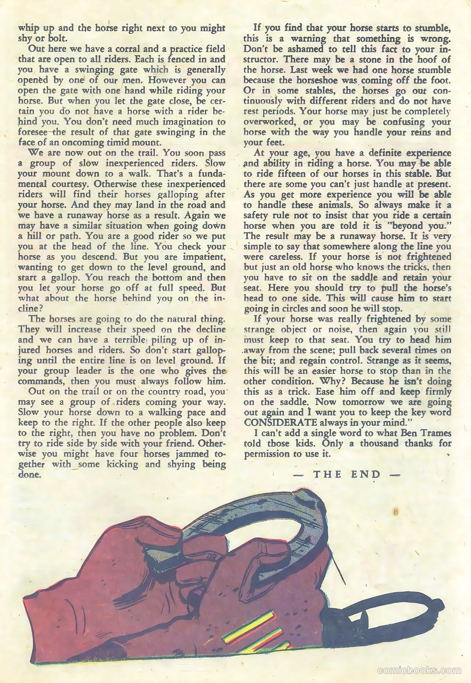 Rocky Lane Western #81 (1958) — page 19 of 36