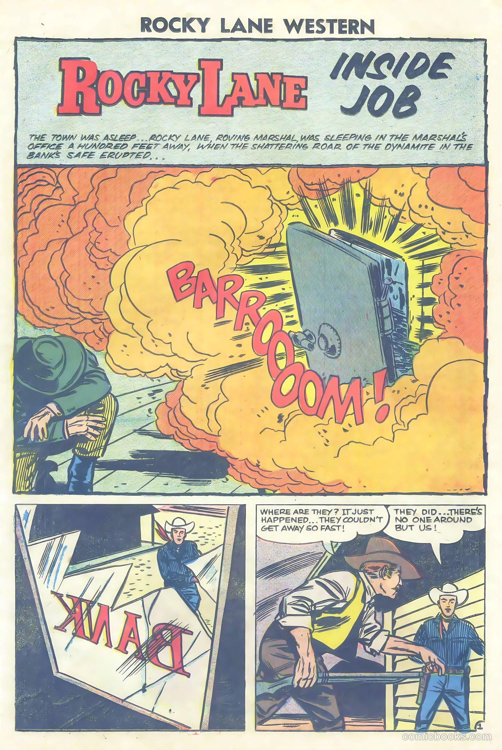 Rocky Lane Western #81 (1958) — page 20 of 36