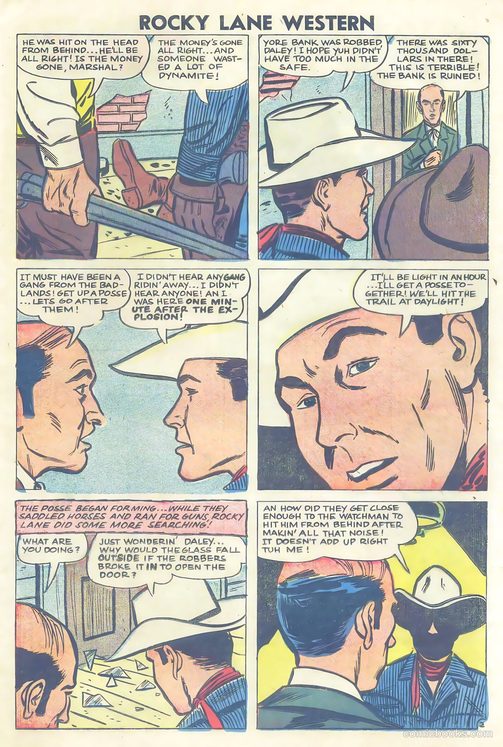 Rocky Lane Western #81 (1958) — page 21 of 36