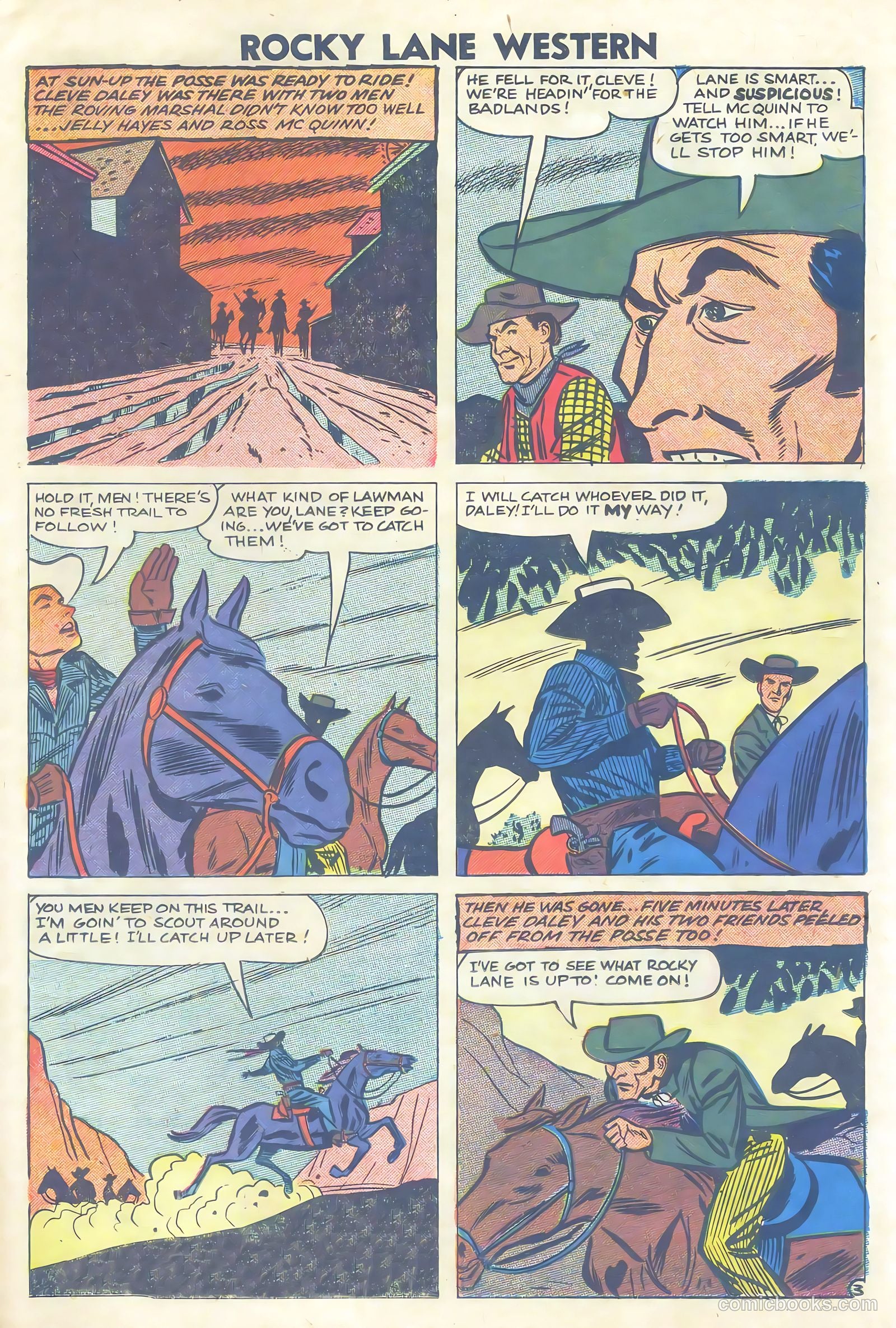 Rocky Lane Western #81 (1958) — page 23 of 36