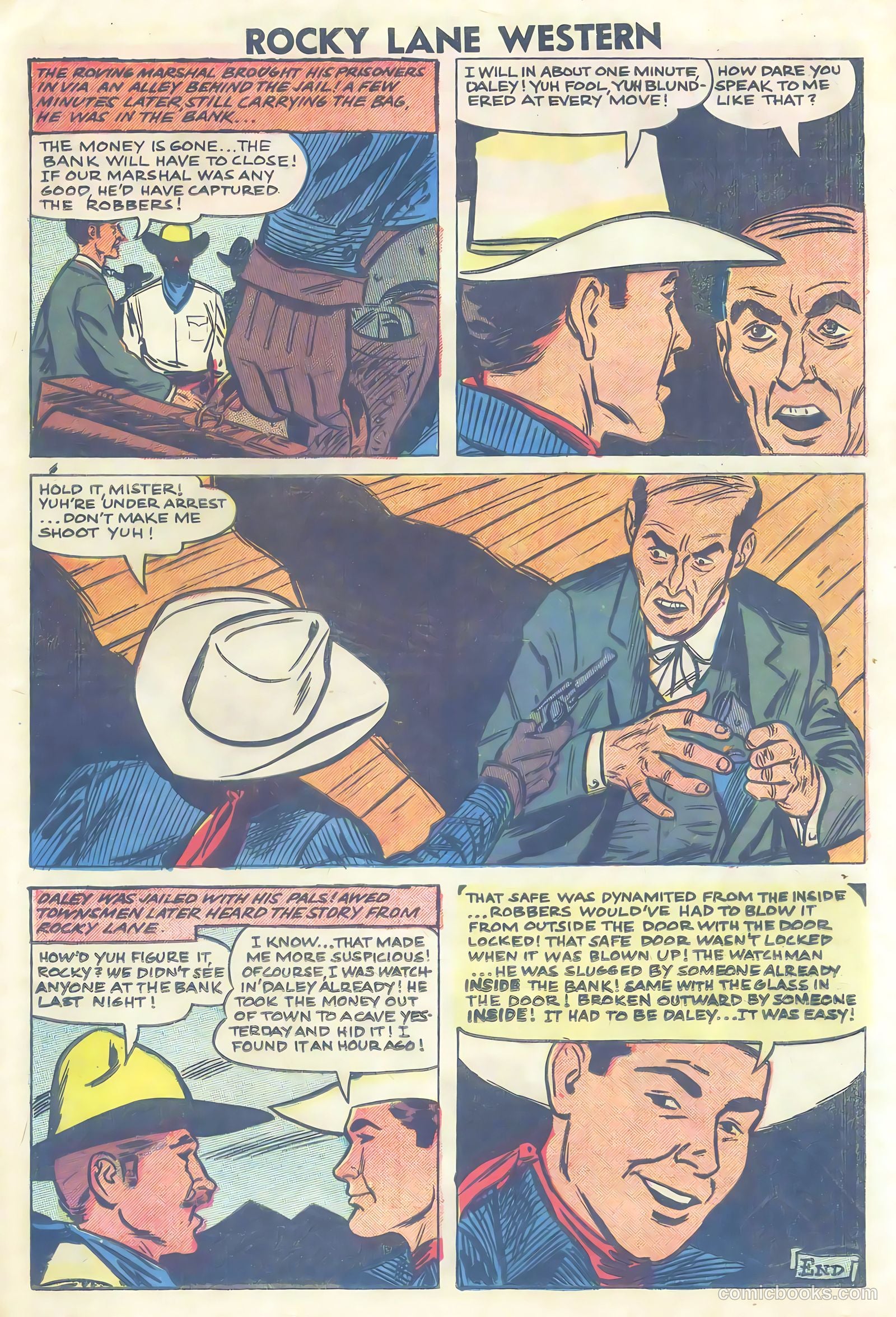 Rocky Lane Western #81 (1958) — page 25 of 36