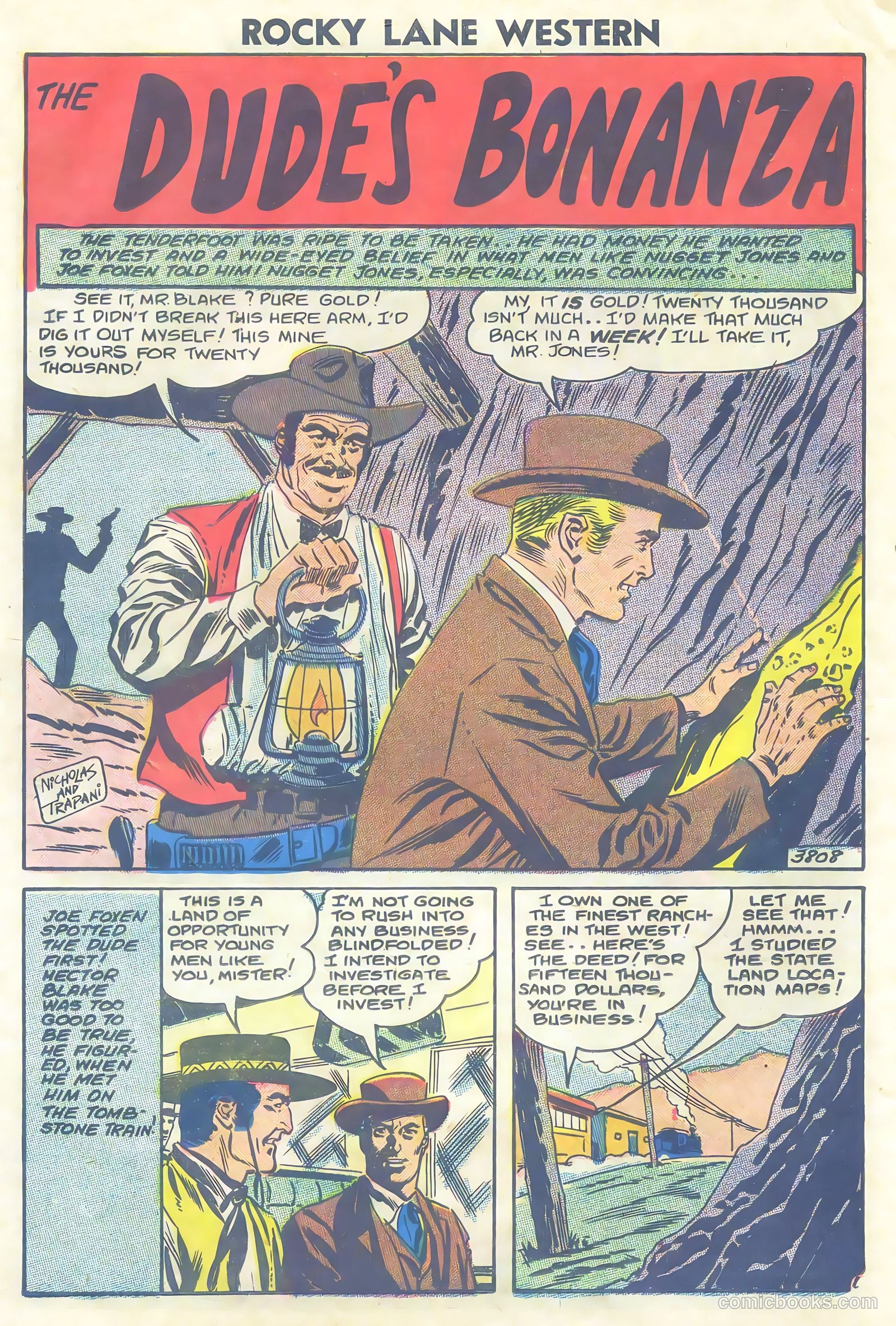 Rocky Lane Western #81 (1958) — page 26 of 36