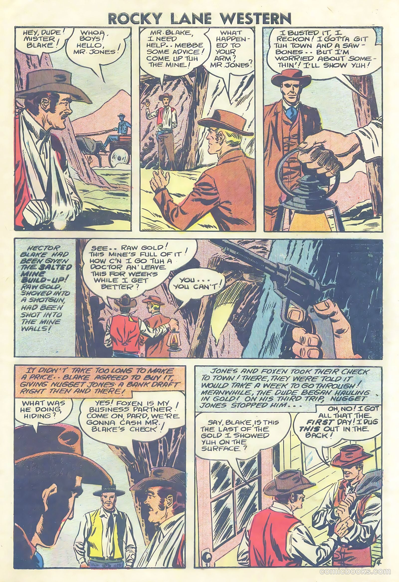 Rocky Lane Western #81 (1958) — page 29 of 36