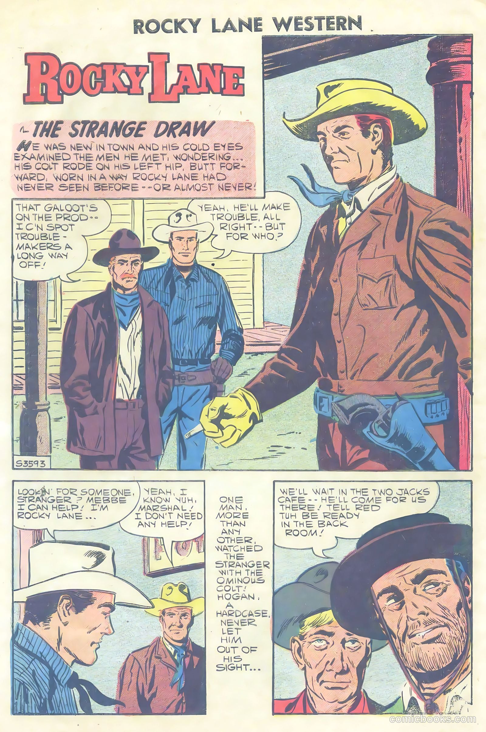 Rocky Lane Western #81 (1958) — page 32 of 36