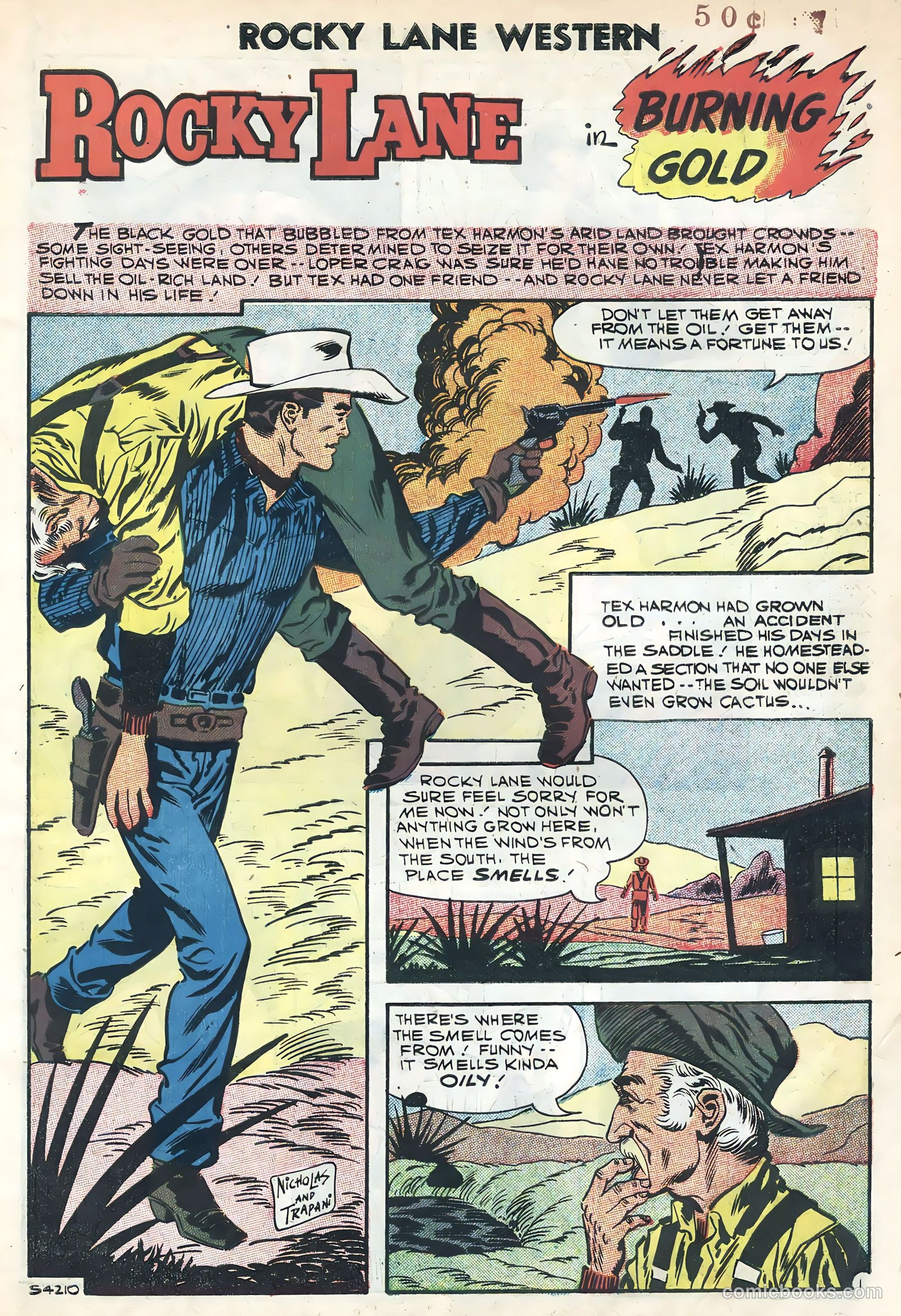 Rocky Lane Western #82 (1958) — page 3 of 36