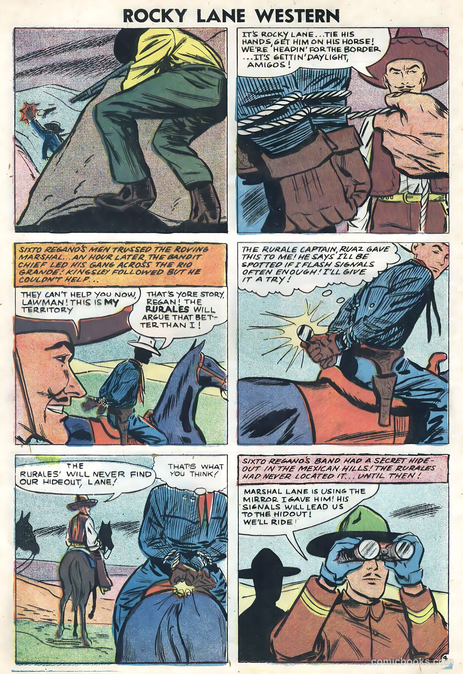 Rocky Lane Western #82 (1958) — page 12 of 36