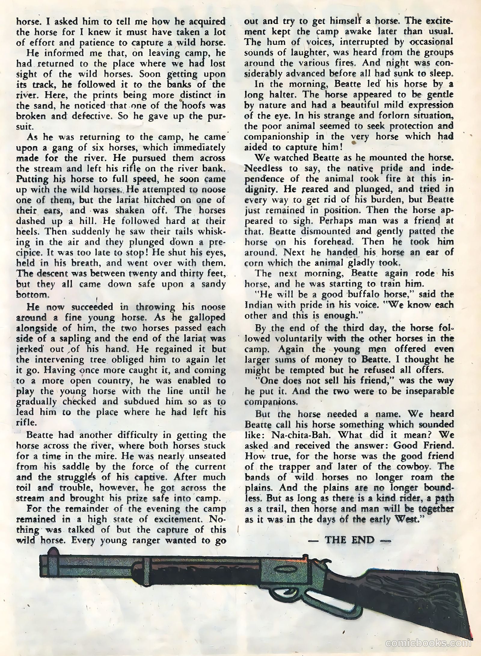 Rocky Lane Western #82 (1958) — page 17 of 36