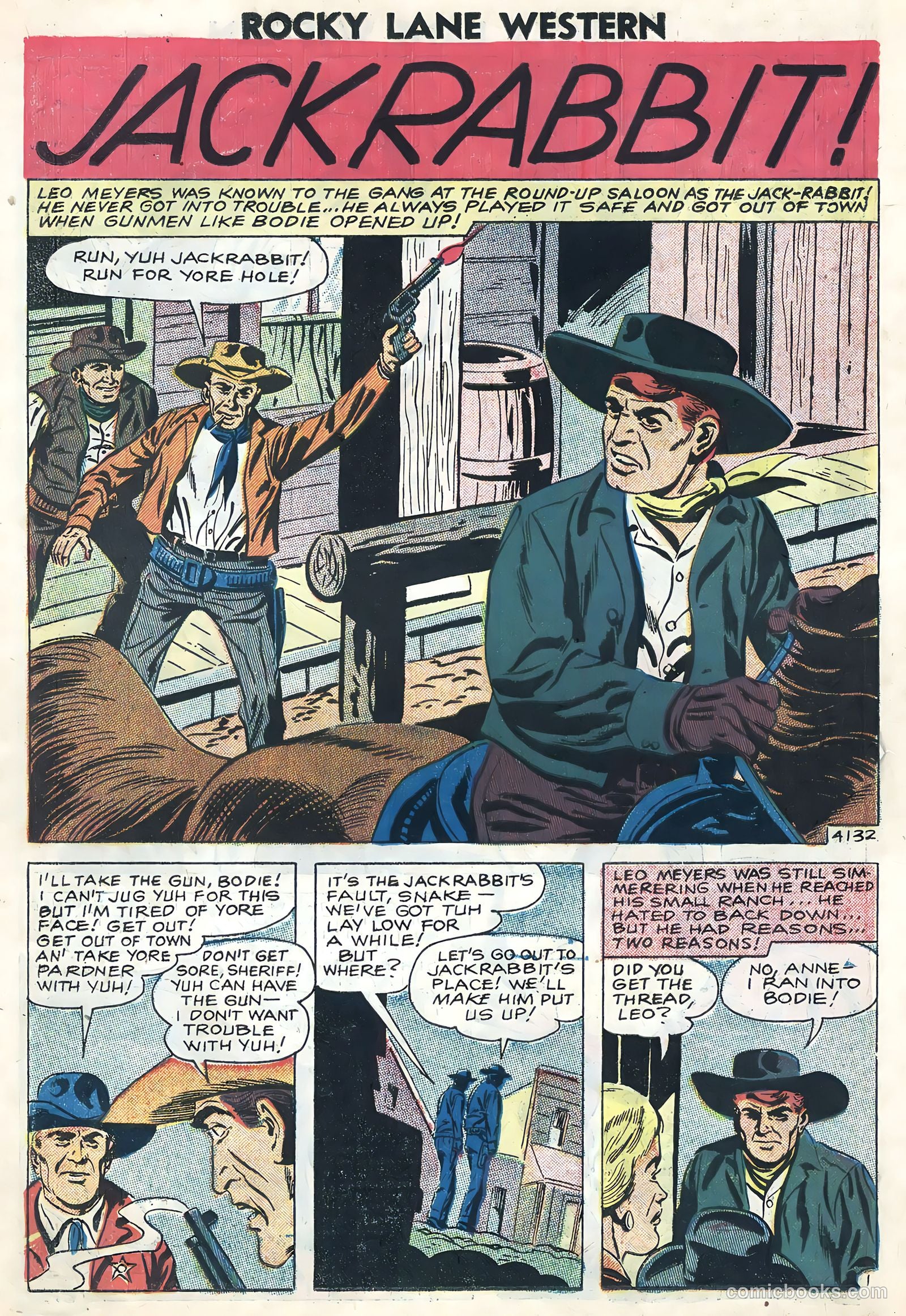 Rocky Lane Western #82 (1958) — page 26 of 36
