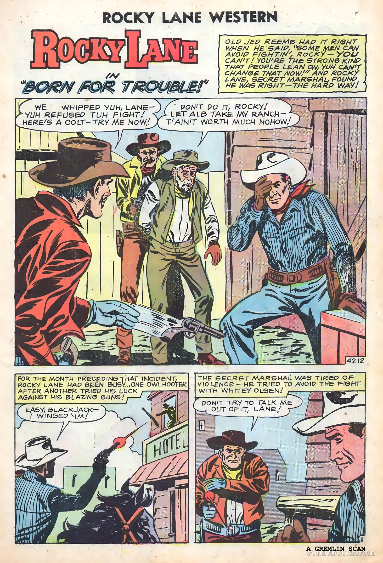 Rocky Lane Western #83 (1959) — page 3 of 36