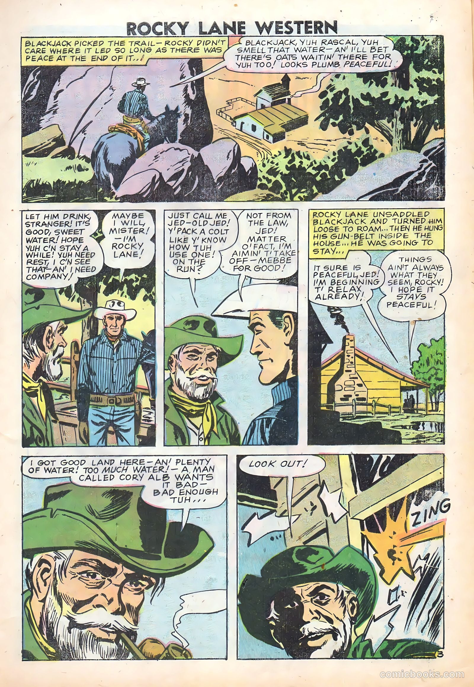 Rocky Lane Western #83 (1959) — page 5 of 36