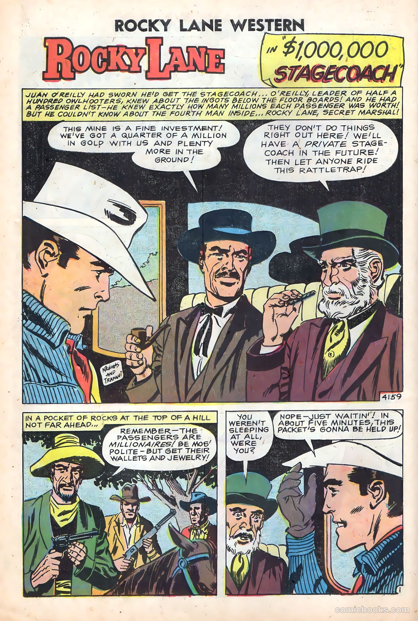 Rocky Lane Western #83 (1959) — page 10 of 36