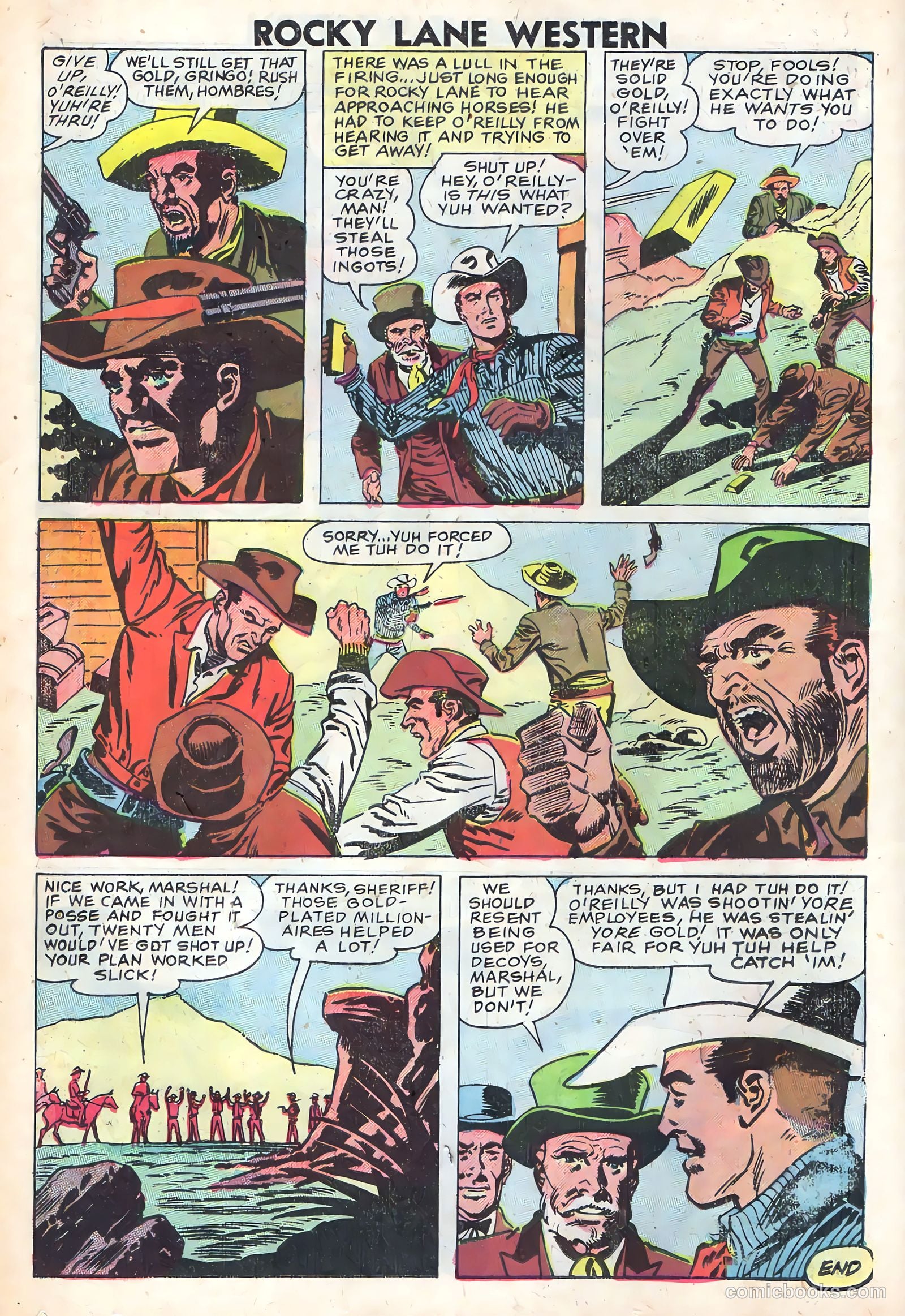 Rocky Lane Western #83 (1959) — page 14 of 36