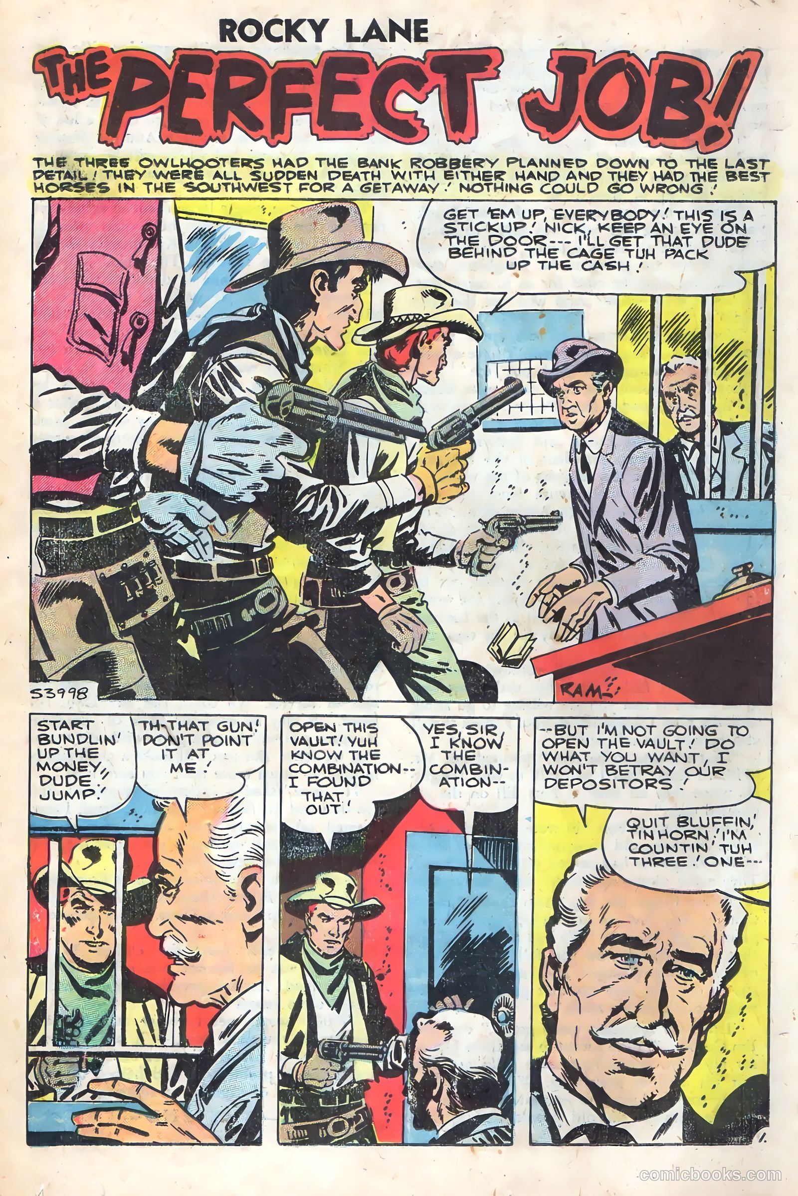 Rocky Lane Western #83 (1959) — page 18 of 36