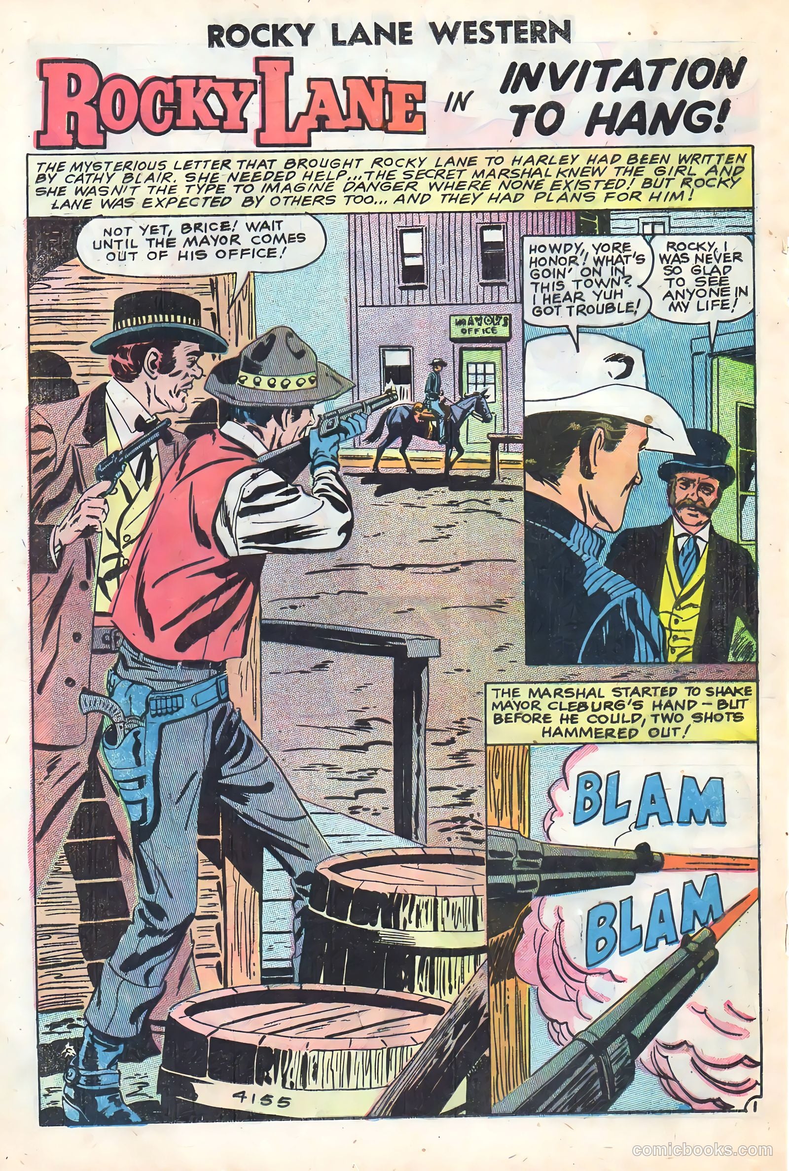 Rocky Lane Western #83 (1959) — page 20 of 36