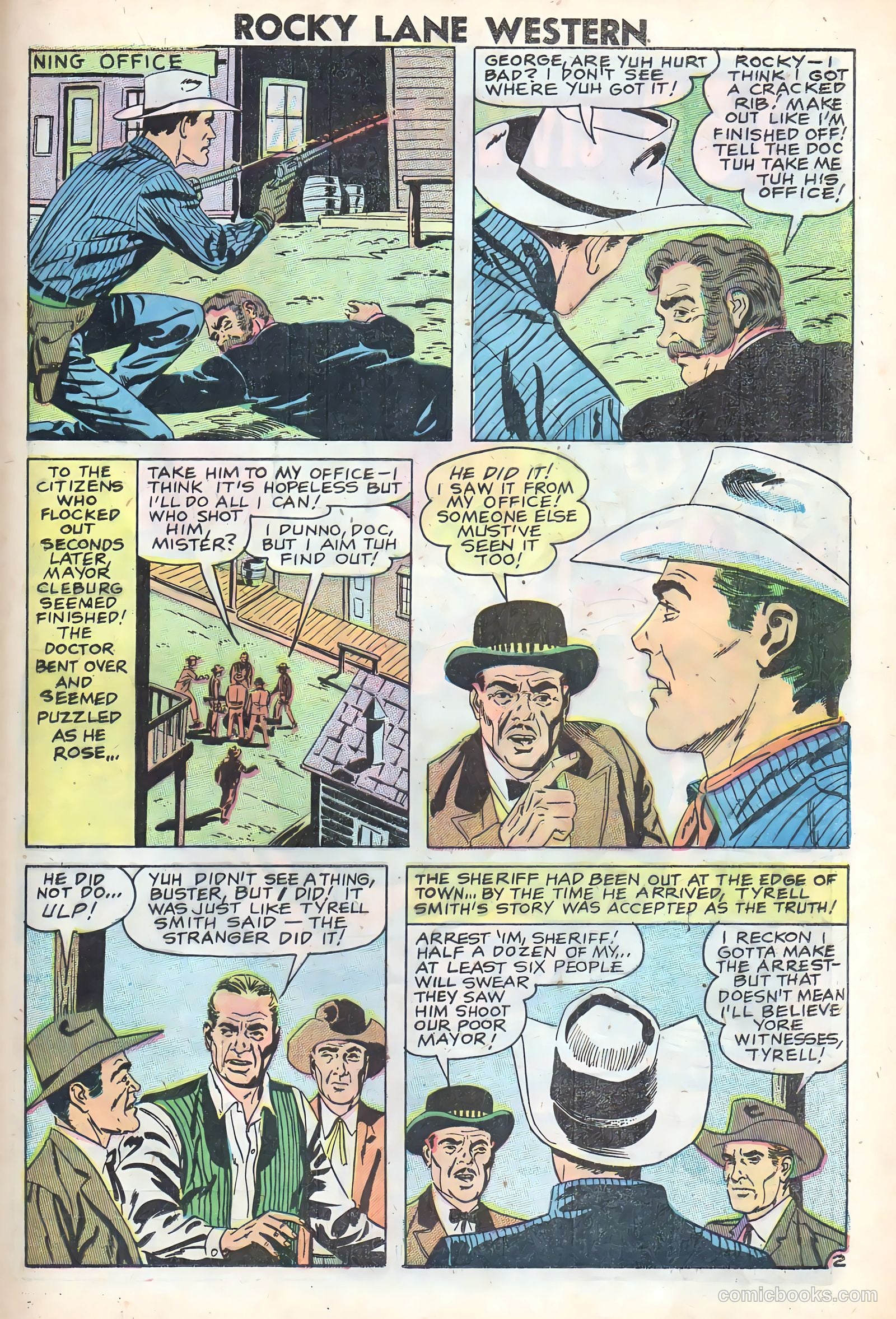 Rocky Lane Western #83 (1959) — page 21 of 36