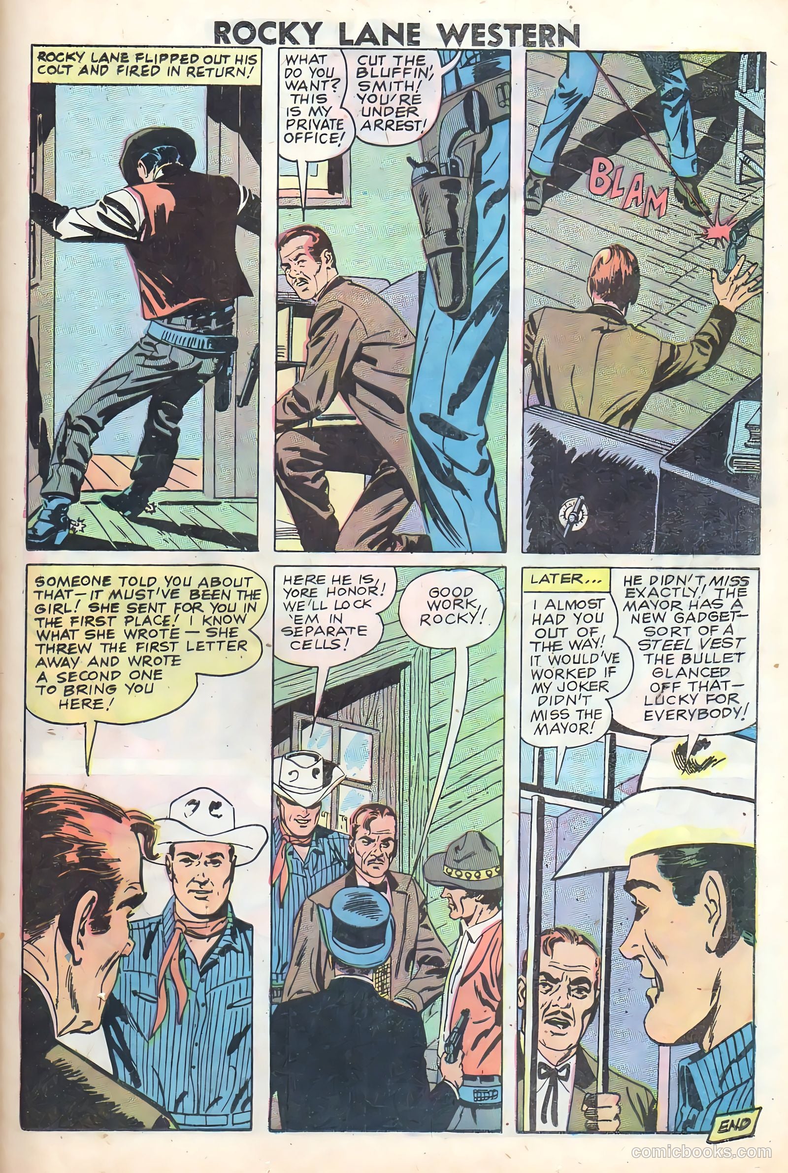 Rocky Lane Western #83 (1959) — page 25 of 36