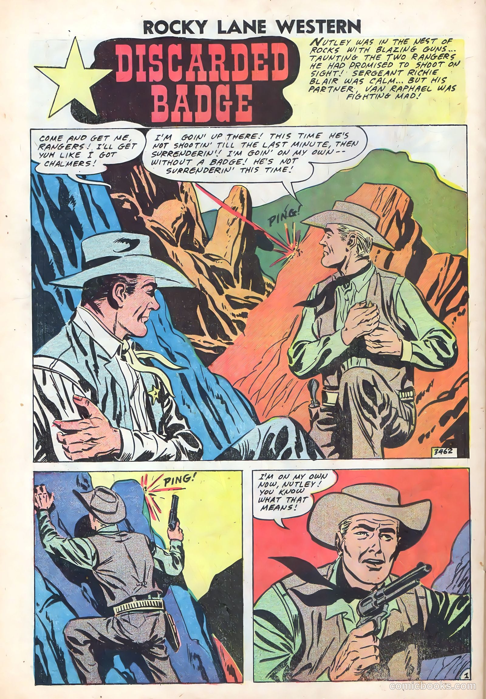 Rocky Lane Western #83 (1959) — page 26 of 36
