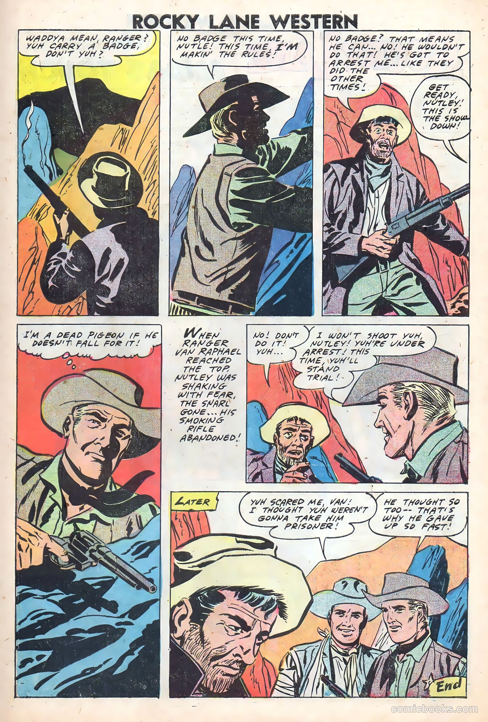 Rocky Lane Western #83 (1959) — page 27 of 36