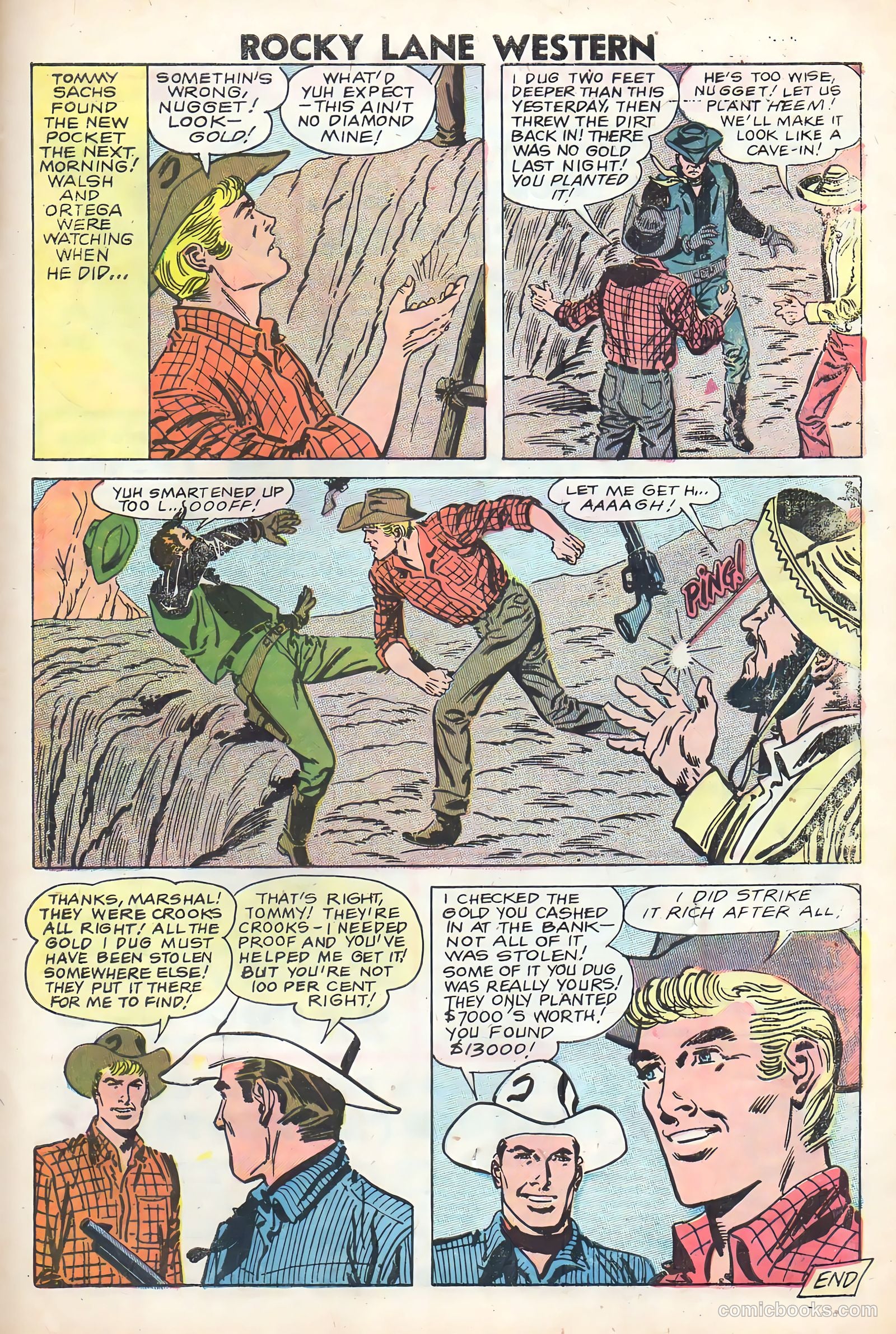 Rocky Lane Western #83 (1959) — page 33 of 36