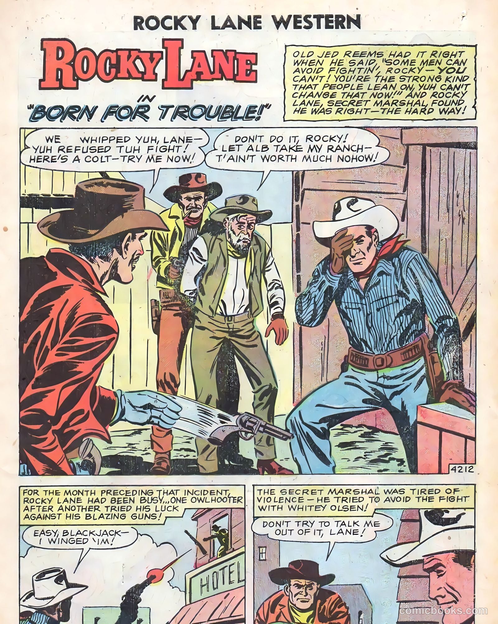 Rocky Lane Western #83 (1959) — page 3 of 36
