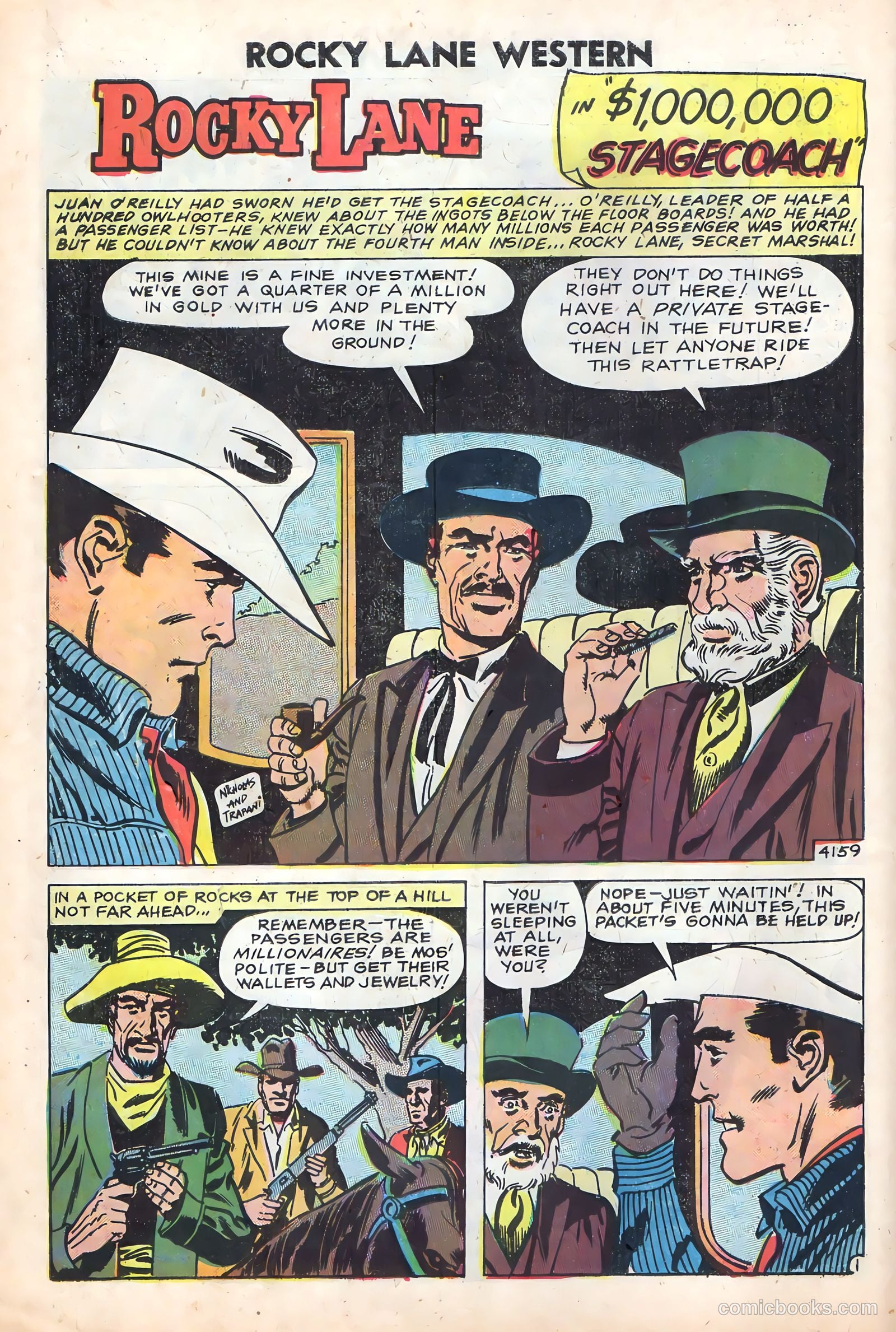 Rocky Lane Western #83 (1959) — page 10 of 36