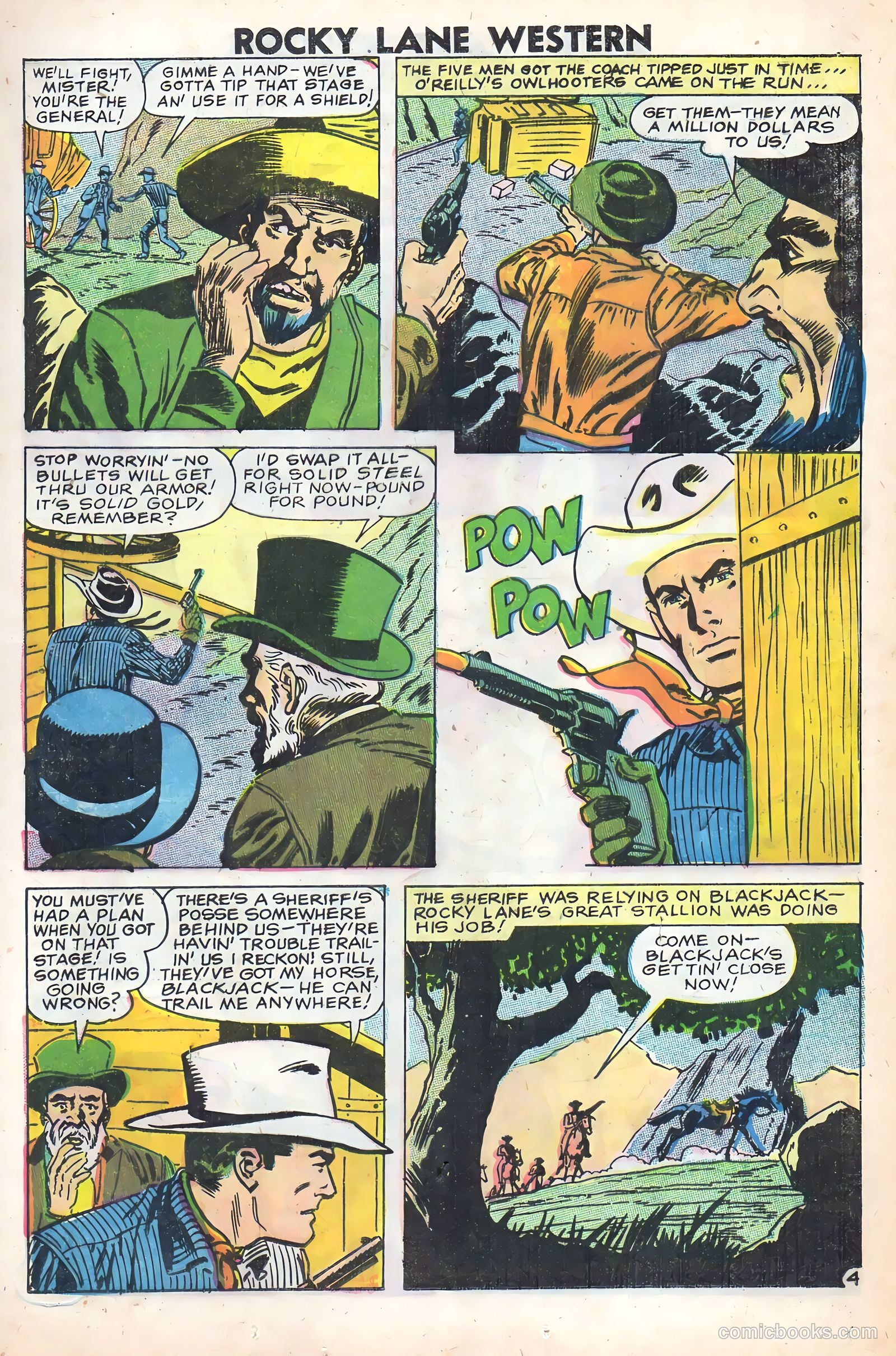Rocky Lane Western #83 (1959) — page 13 of 36