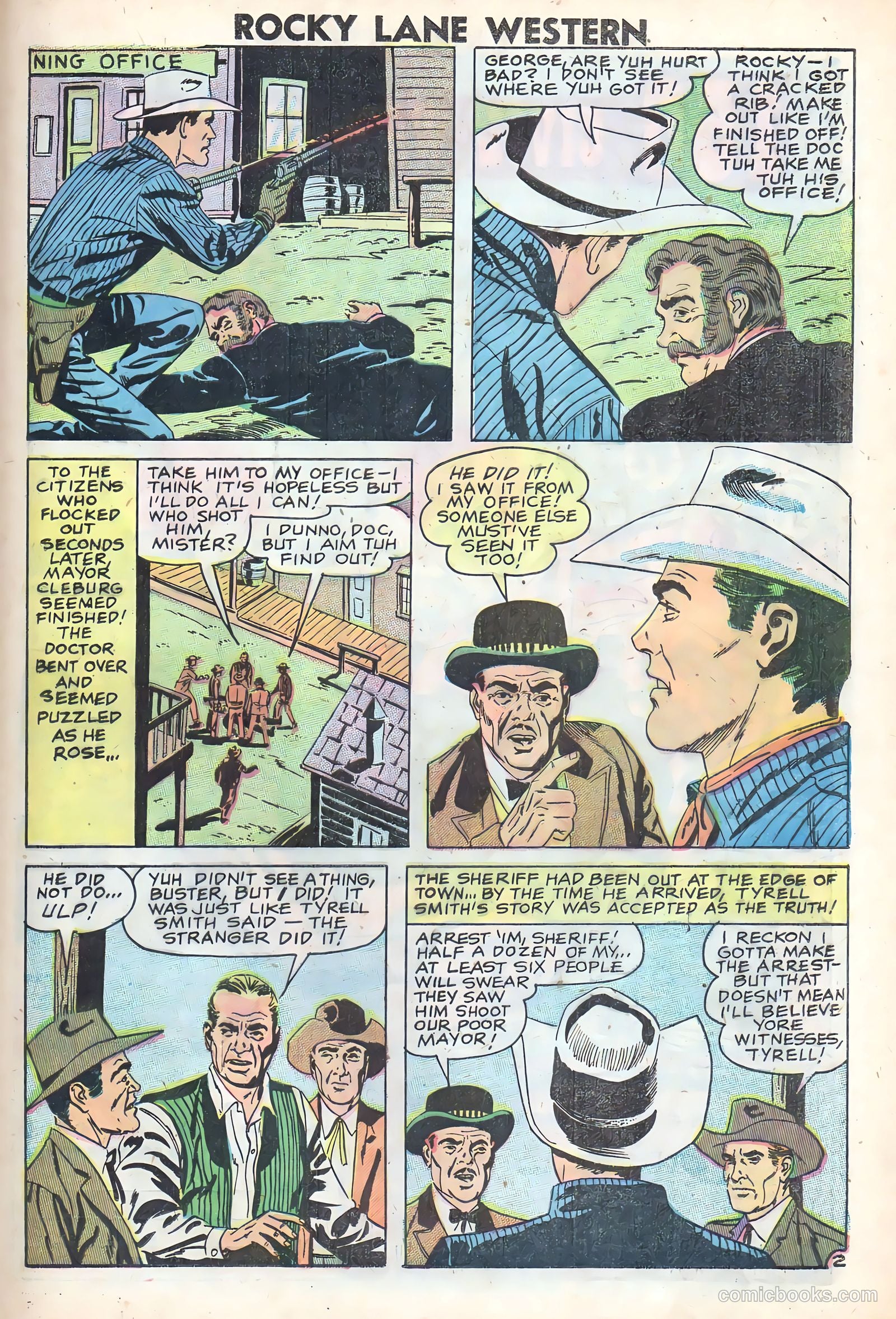 Rocky Lane Western #83 (1959) — page 21 of 36