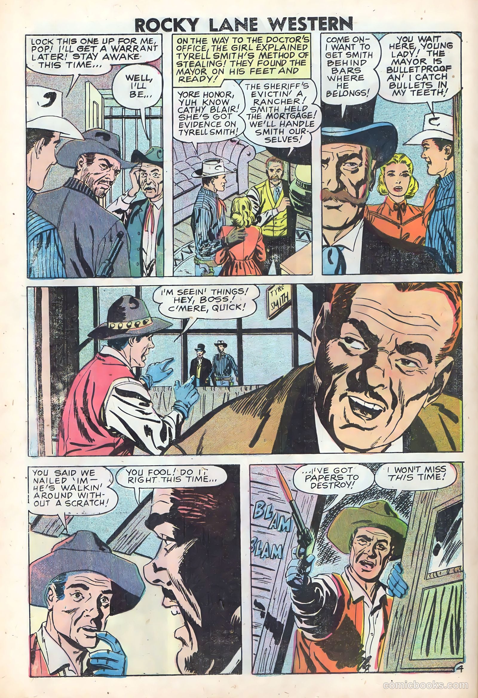 Rocky Lane Western #83 (1959) — page 24 of 36