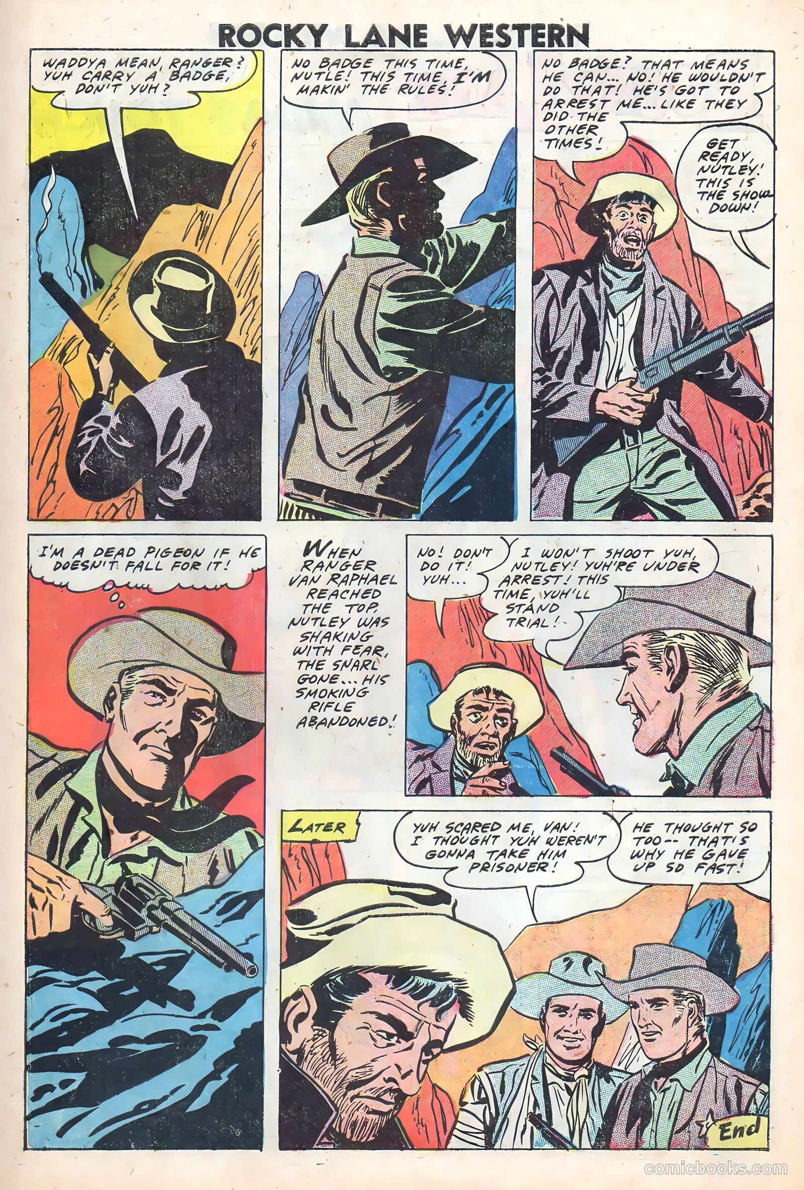 Rocky Lane Western #83 (1959) — page 27 of 36