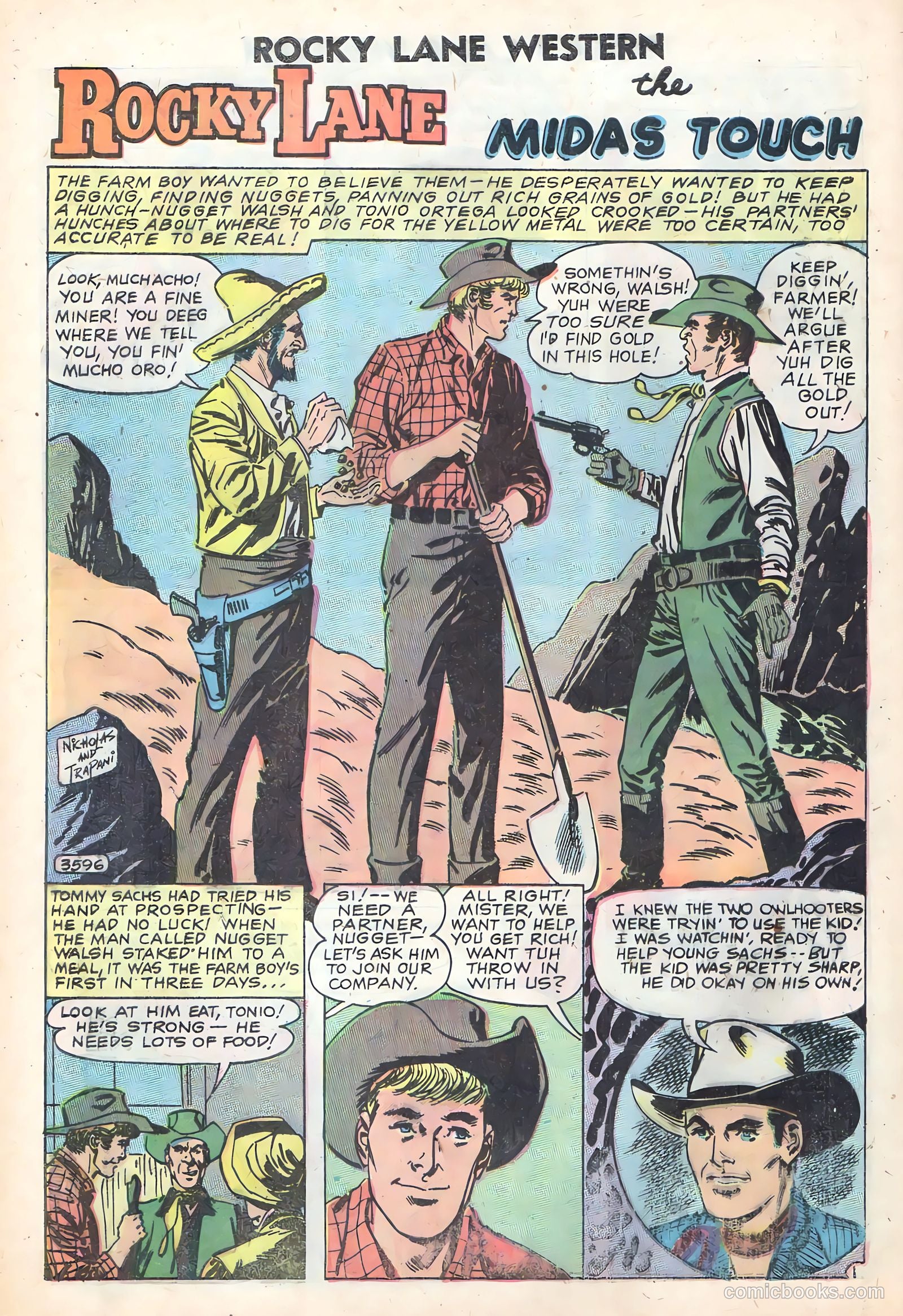 Rocky Lane Western #83 (1959) — page 28 of 36