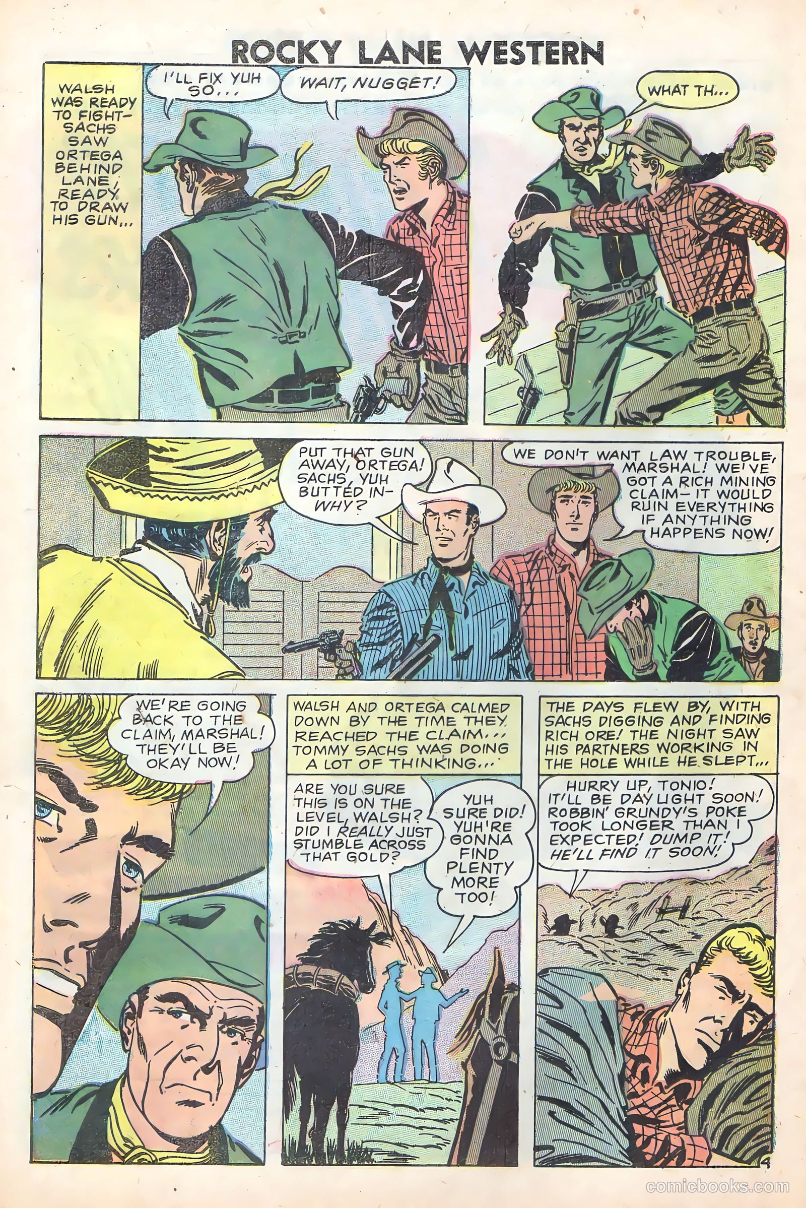 Rocky Lane Western #83 (1959) — page 32 of 36