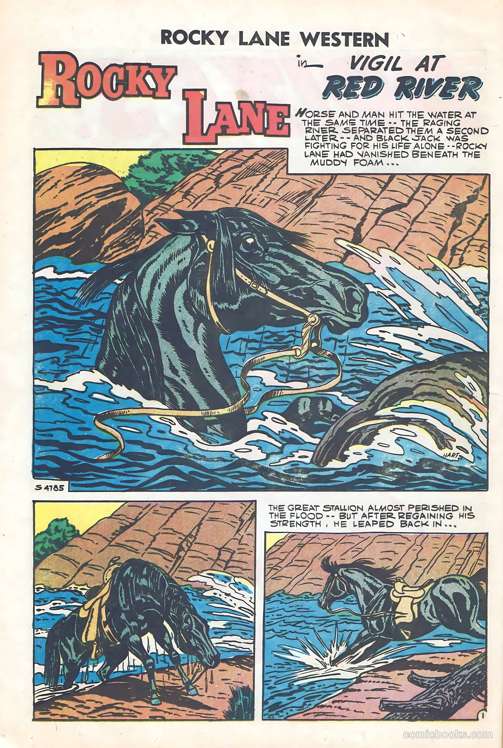 Rocky Lane Western #84 (1953) — page 11 of 35