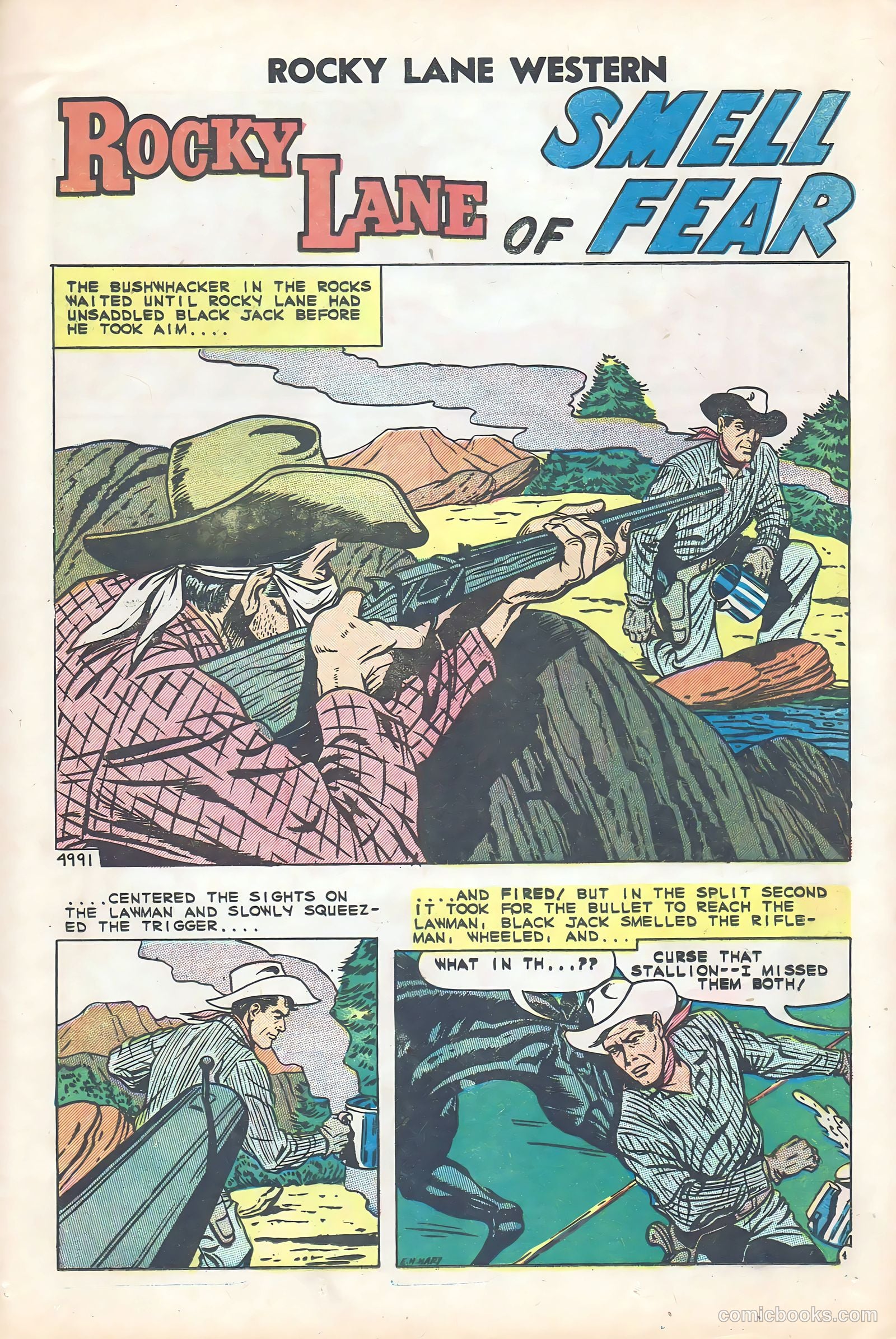 Rocky Lane Western #84 (1953) — page 24 of 35