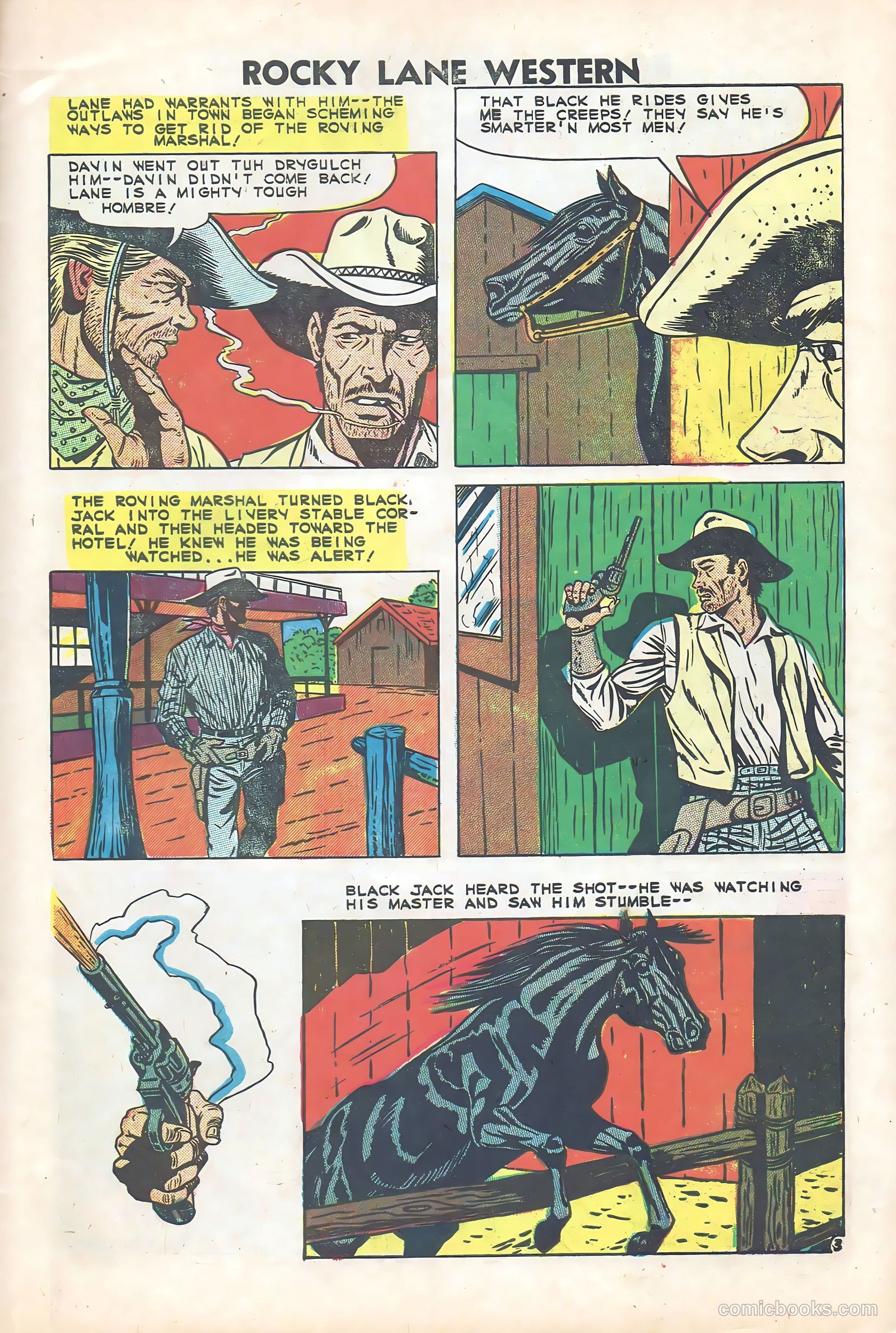 Rocky Lane Western #84 (1953) — page 26 of 35