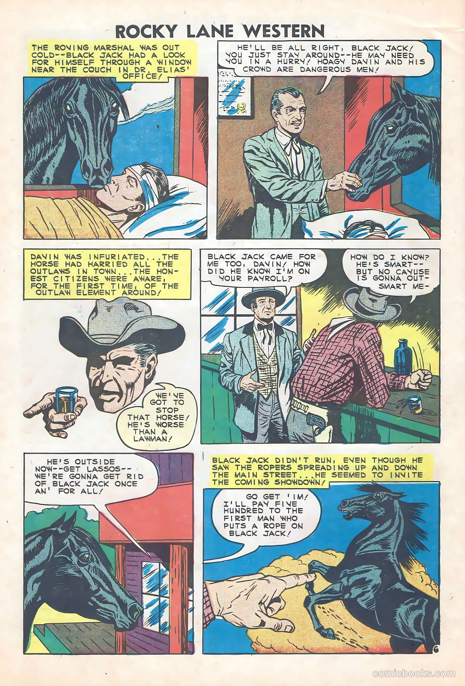Rocky Lane Western #84 (1953) — page 29 of 35