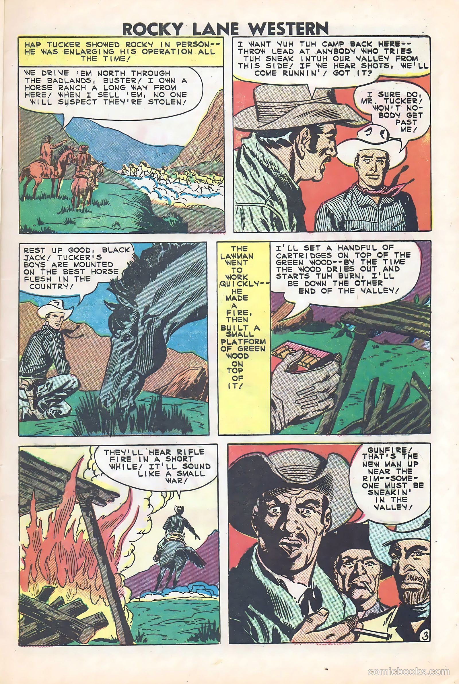 Rocky Lane Western #84 (1959) — page 5 of 35