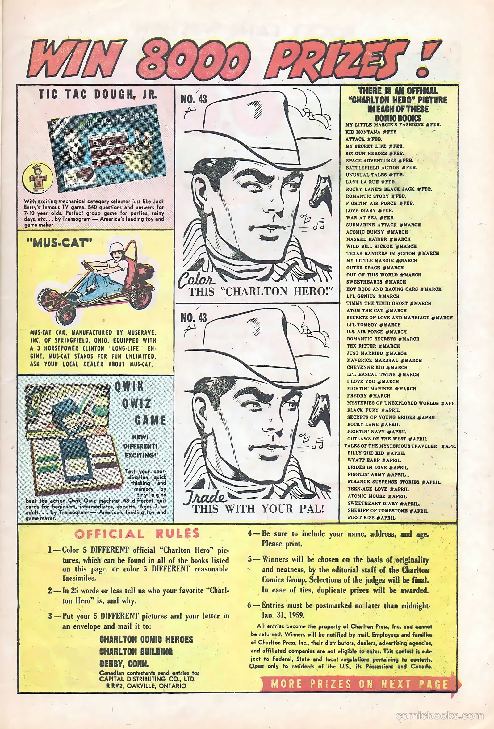 Rocky Lane Western #84 (1959) — page 9 of 35