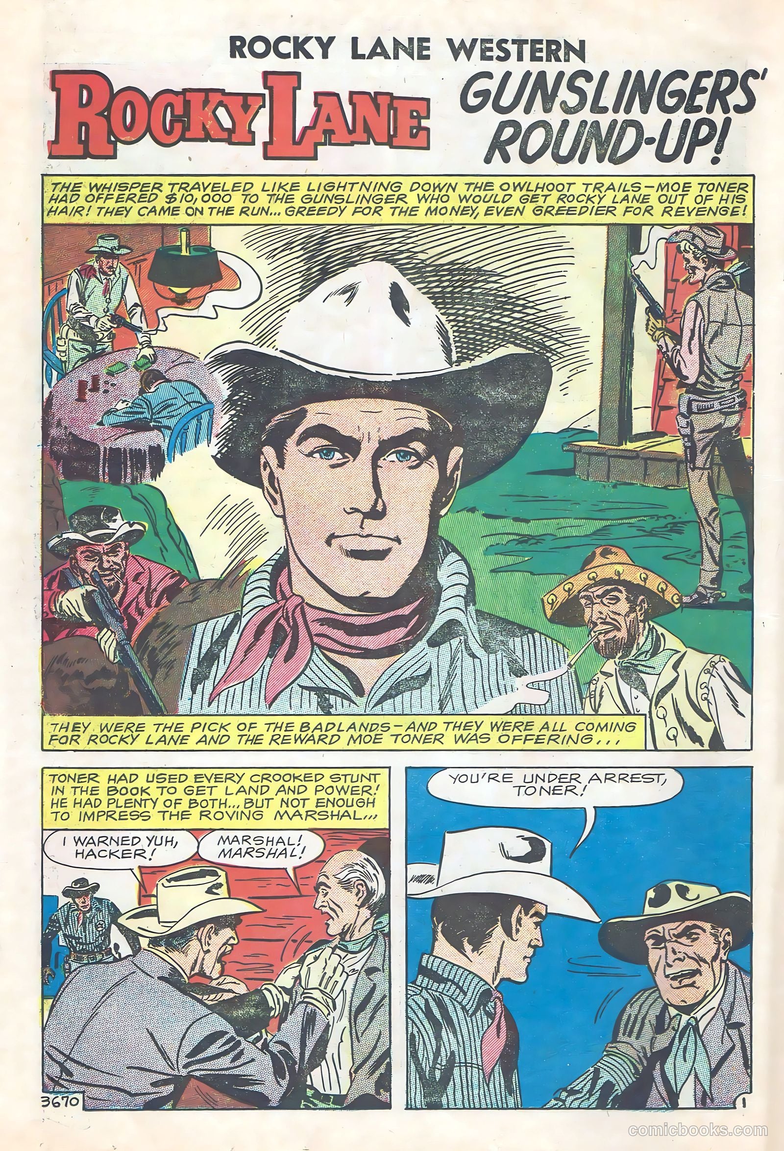 Rocky Lane Western #84 (1959) — page 17 of 35