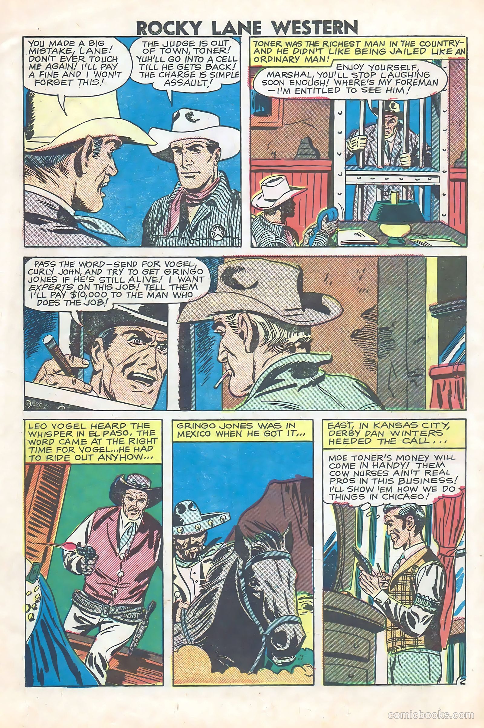 Rocky Lane Western #84 (1959) — page 18 of 35