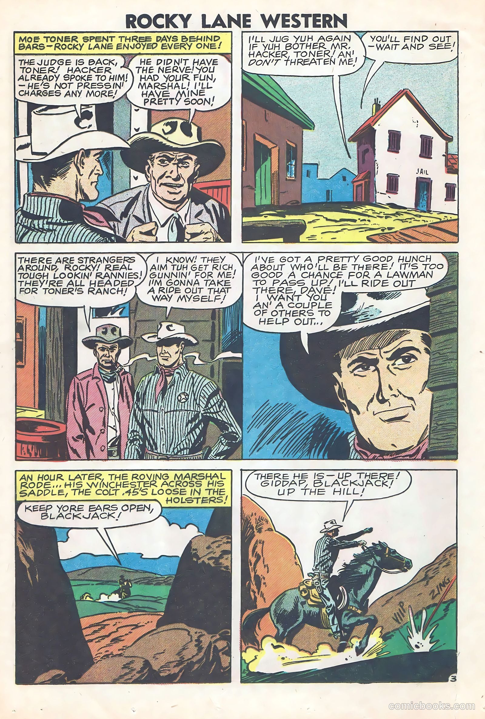 Rocky Lane Western #84 (1959) — page 19 of 35