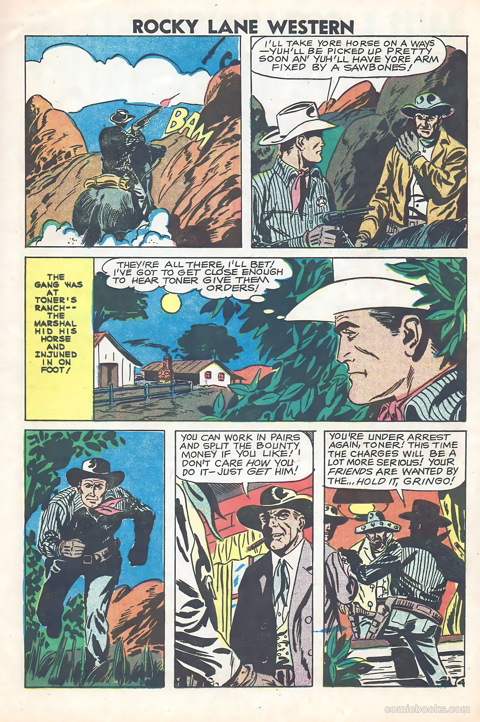 Rocky Lane Western #84 (1959) — page 20 of 35