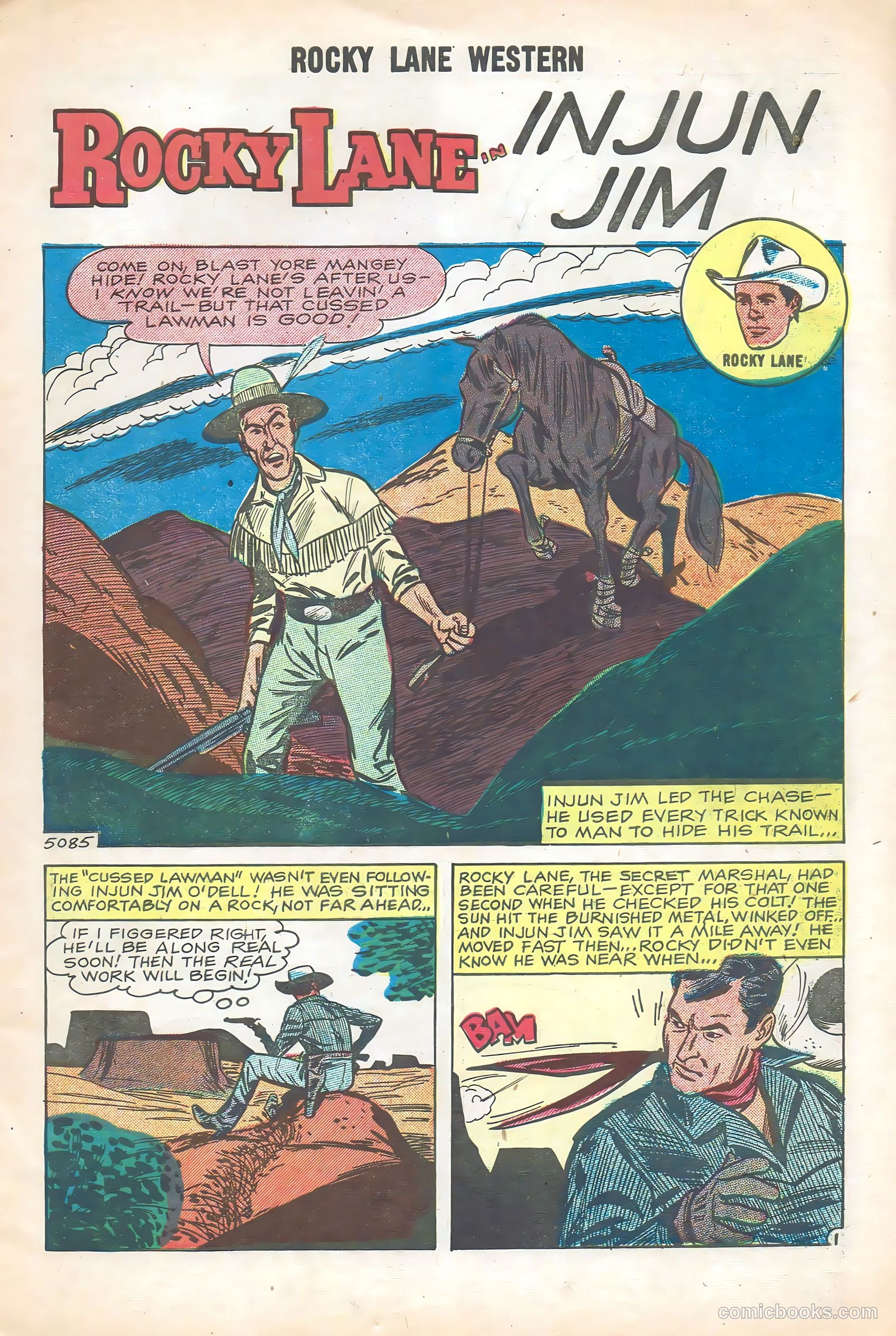 Rocky Lane Western #85 (1959) — page 3 of 36